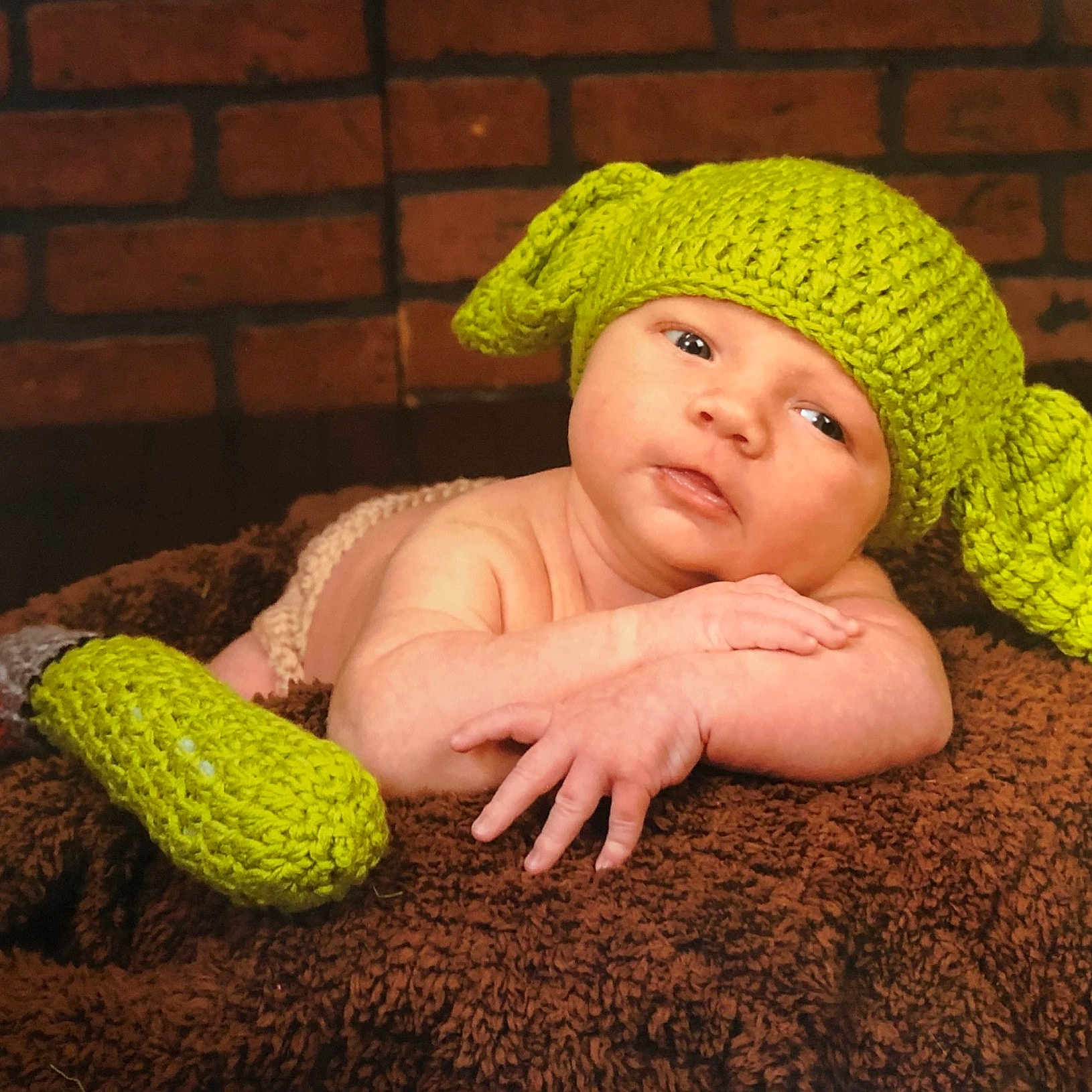 Rayner joined the competition — help win amazing prizes! baby, beanie, bonnet, cap, child, crochet, hat, headgear, headwear, knit_cap, knitting, person, photography, toddler, wool, woolen