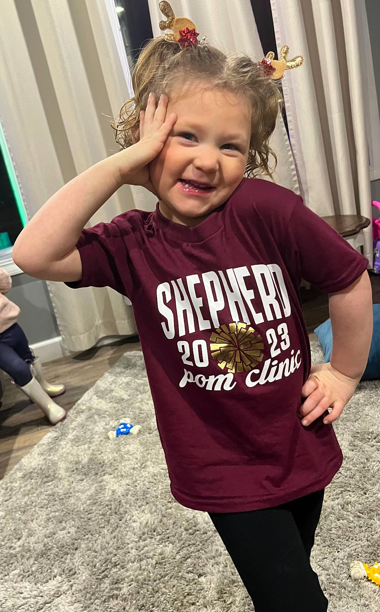 Madelyn joined the competition — help win amazing prizes! beauty, child, cool, electric_blue, facial_expression, fashion, fun, hairstyle, happy, jersey, joy, leisure, person, recreation, shoulder, sleeve, smile, sportswear, standing, style
