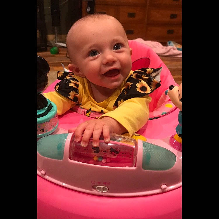 Emberly is registered to the contest to win money with this photo: baby, baby_toys, child, cool, eating, fun, head, person, pink, play, product, smile, toddler