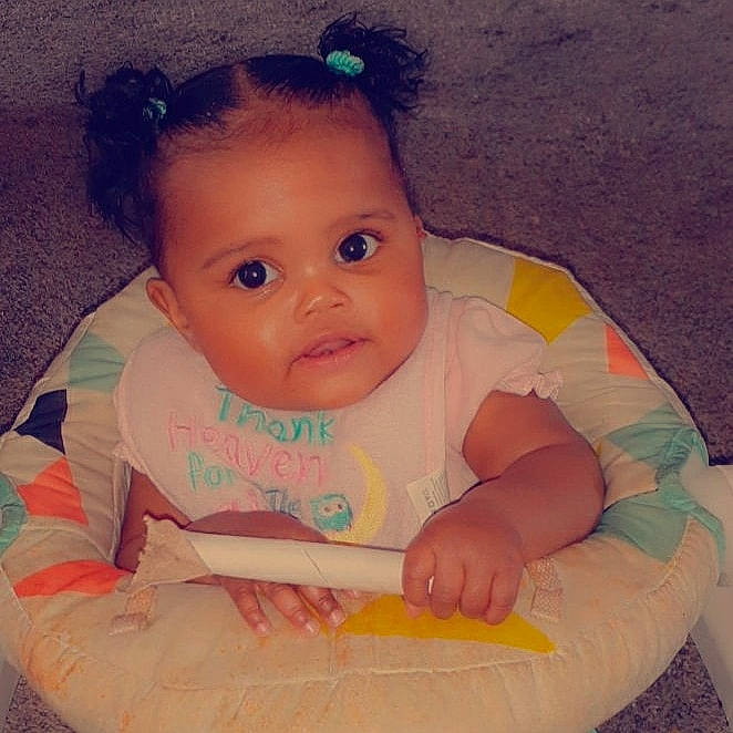 Kavaeha joined the competition — help win amazing prizes! baby, baby_products, baby_toddler_clothing, bib, cheek, child, comfort, eye, eyelash, hair_accessory, headband, iris, mouth, nose, person, pink, skin, toddler