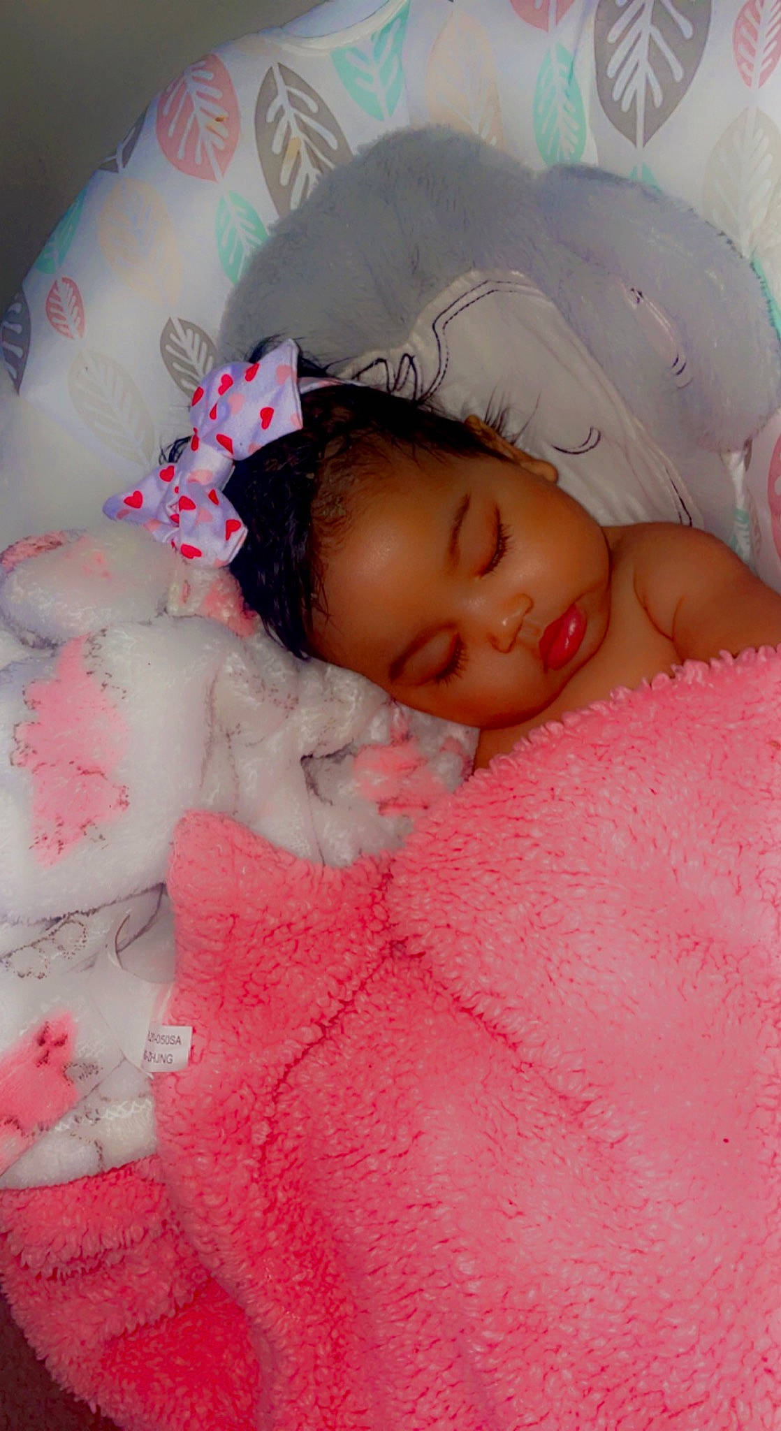 Iliyah joined the competition — help win amazing prizes! baby, baby_toddler_clothing, cheek, child, comfort, eye, eyebrow, eyelash, finger, headgear, human_body, iris, linens, lip, nose, person, pink, skin, sleeve, textile