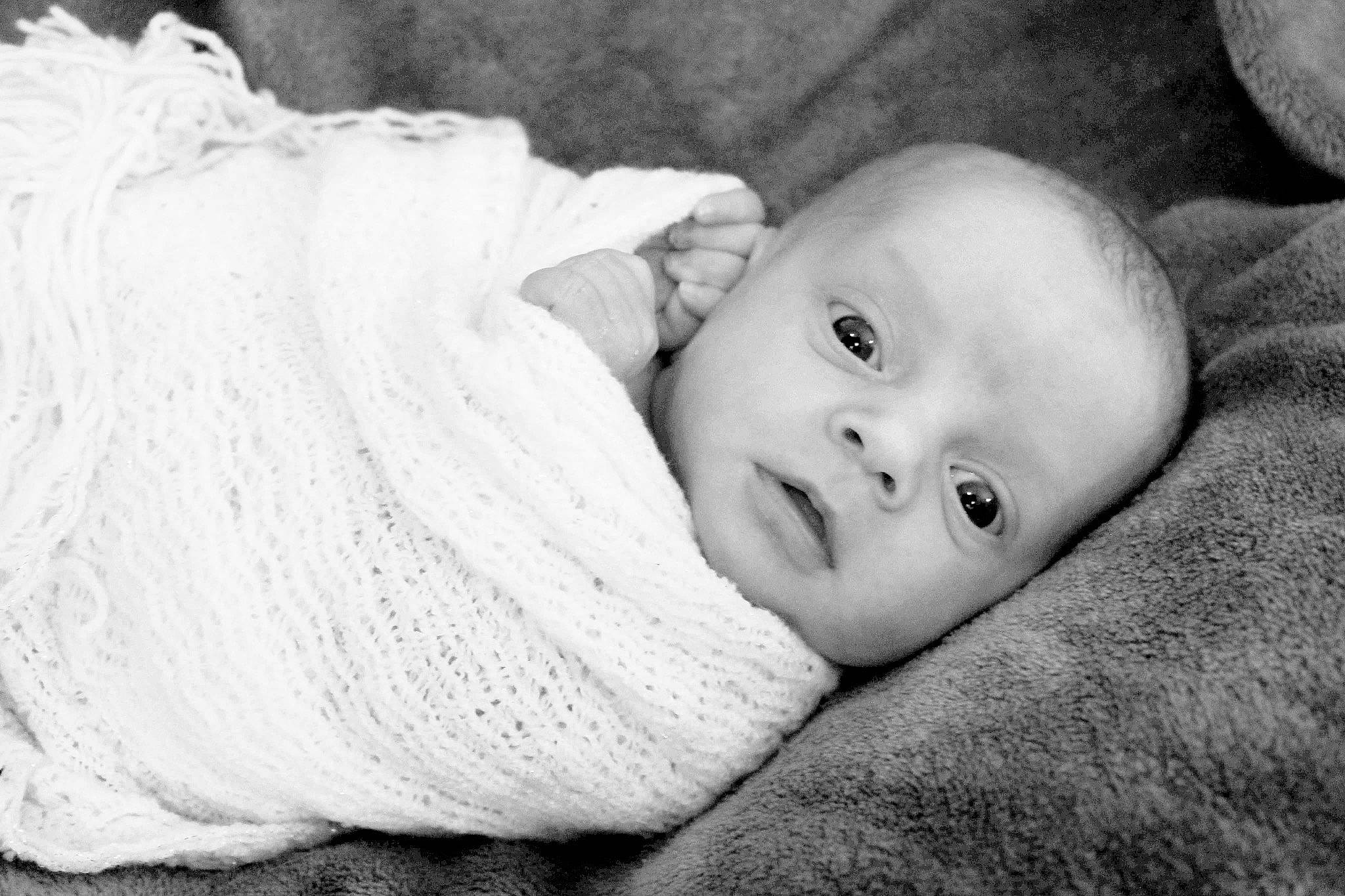 Scottlynn joined the competition — help win amazing prizes! baby, beauty, black, black_and_white, cheek, child, eye, face, lip, monochrome, monochrome_photography, nose, people, person, photograph, photography, portrait_photography, skin, smile, toddler