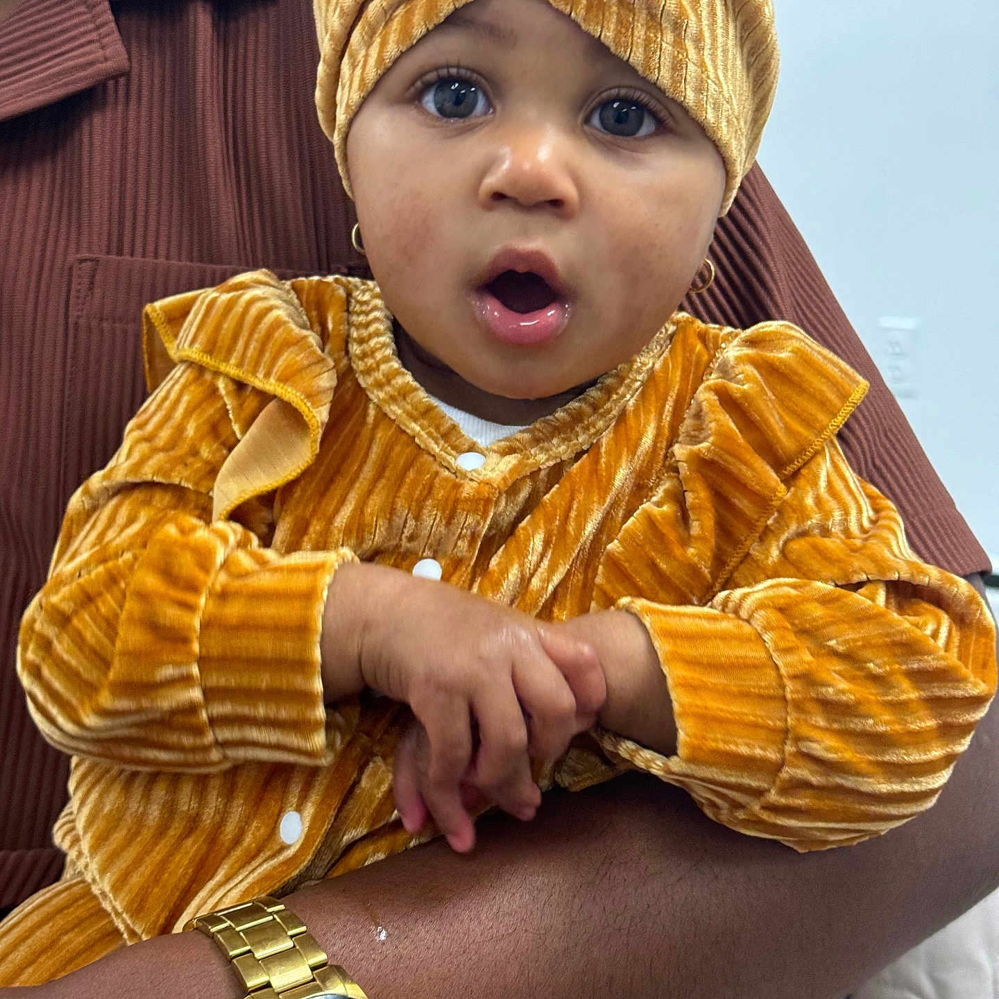 Inaaya joined the competition — help win amazing prizes! accessories, arm, baby, bodypart, bracelet, clothing, face, happy, head, jewelry, medication, person, photography, pill, portrait, sitting, sleeve, surprised, wristwatch, yawning