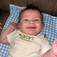 Thomas joined the competition — help win amazing prizes! baby, smiling, infant, clothing, toddler, face, happy, blanket, cute, child, portrait, skin, person, casual, indoor, young, head, eyes, mouth, hand