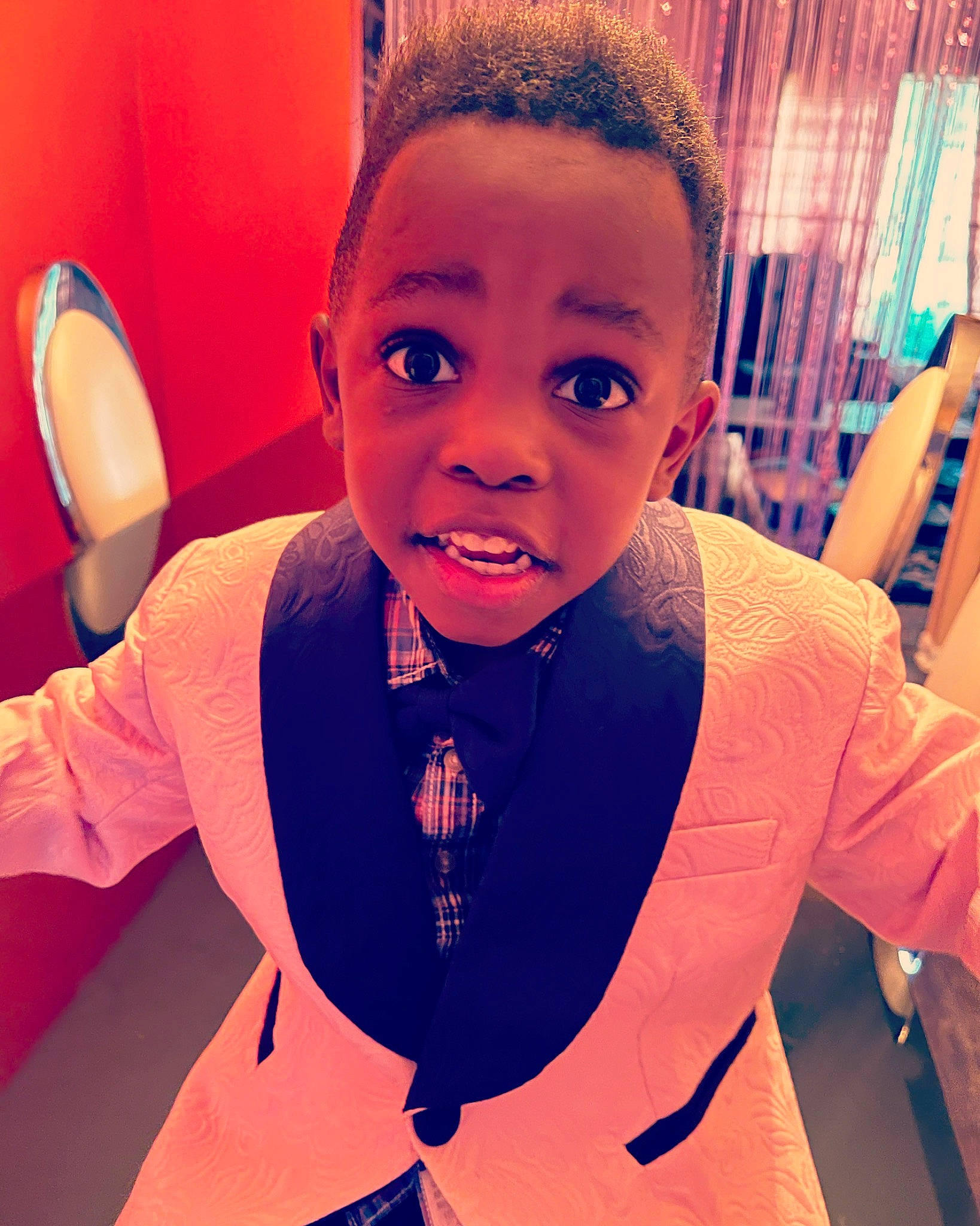 Ethan Amos joined the competition — help win amazing prizes! arm, baby_toddler_clothing, cloud, eyebrow, face, facial_expression, forehead, gesture, hair, hairstyle, happy, head, muscle, neck, orange, outerwear, person, shoulder, sleeve, smile