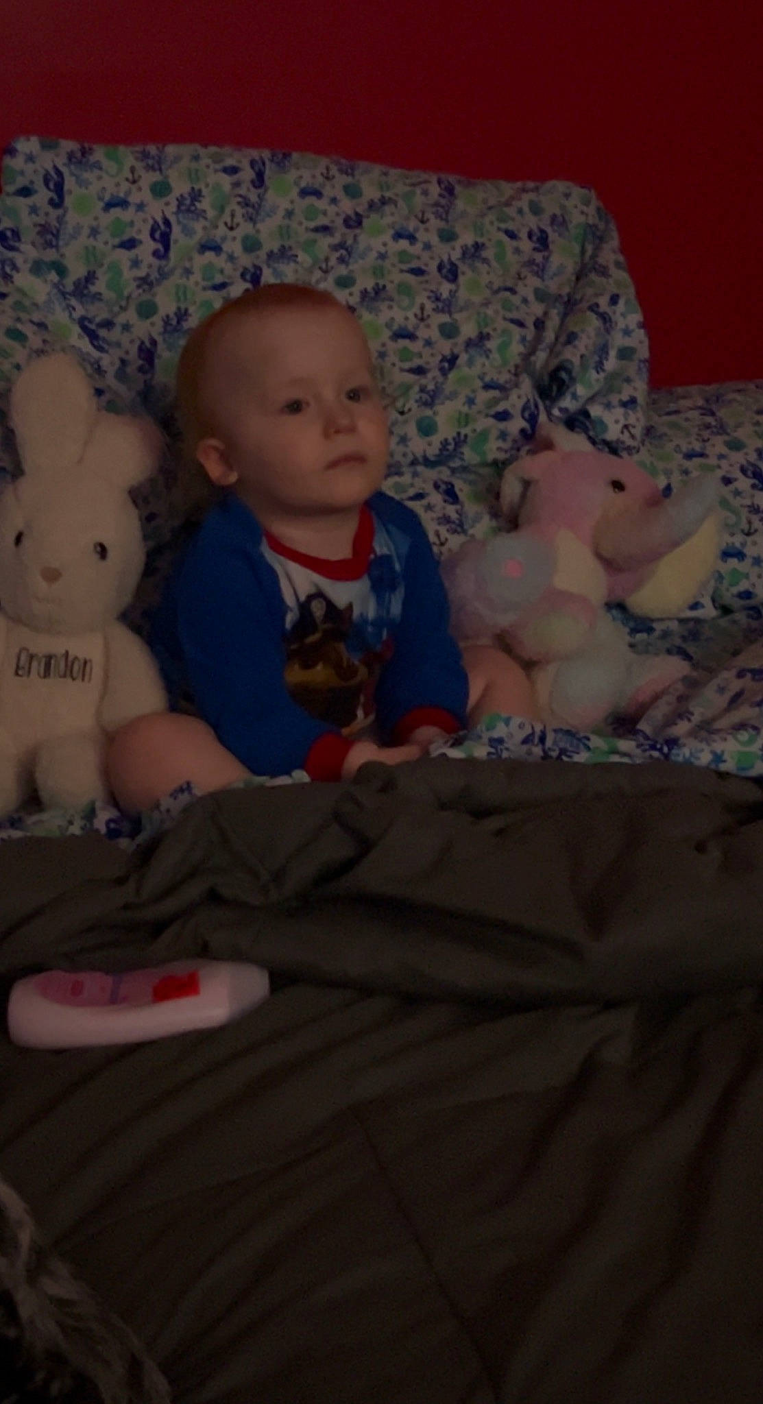 Brandon joined the competition — help win amazing prizes! baby, baby_products, baby_toddler_clothing, cheek, child, comfort, linens, mammal, nose, person, pink, room, sitting, skin, stuffed_toy, teddy_bear, textile, toddler, toy, vertebrate