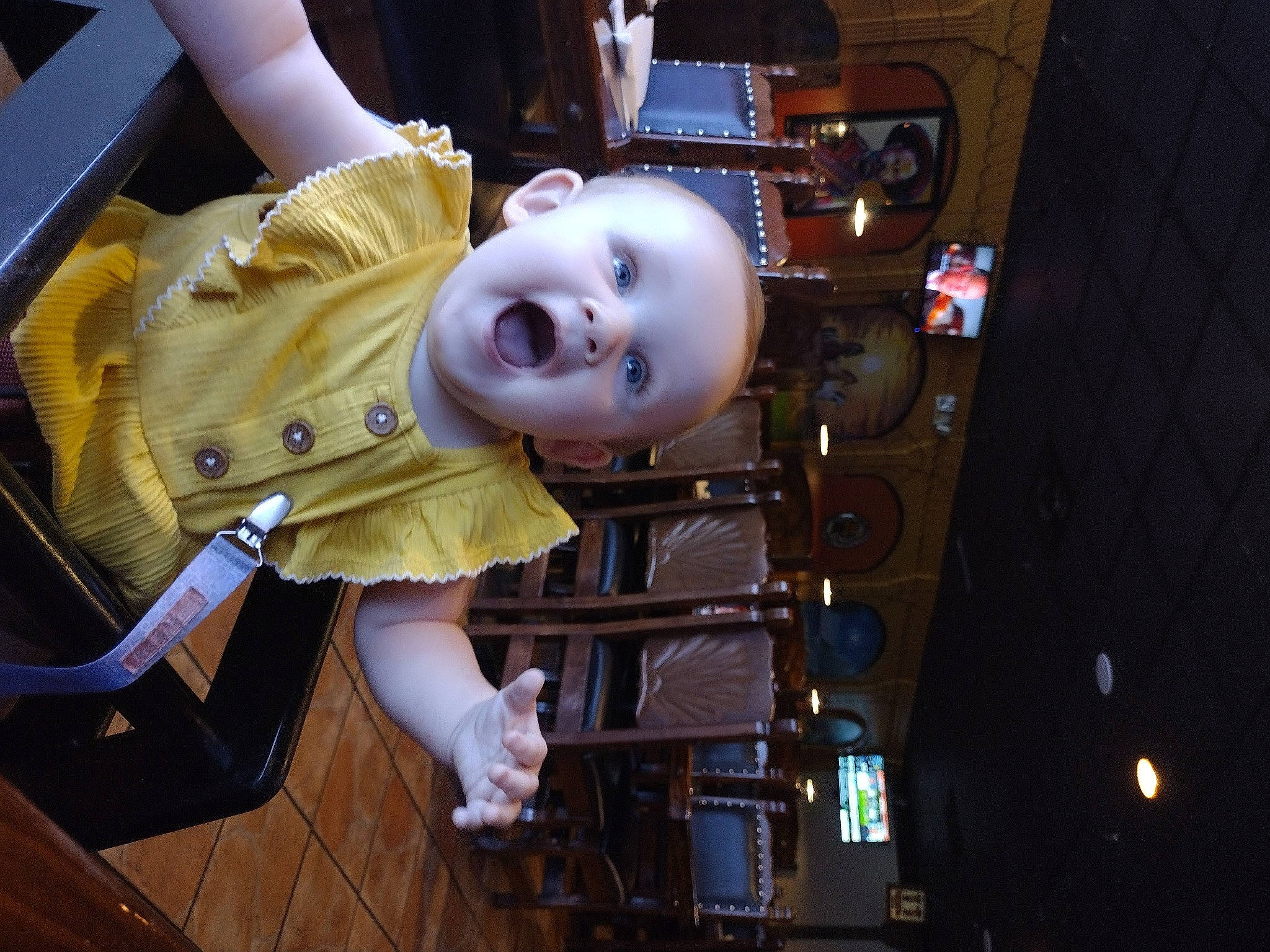 Skyla joined the competition — help win amazing prizes! baby, baby_products, child, event, fun, happy, hat, person, room, smile, space, toddler, wood