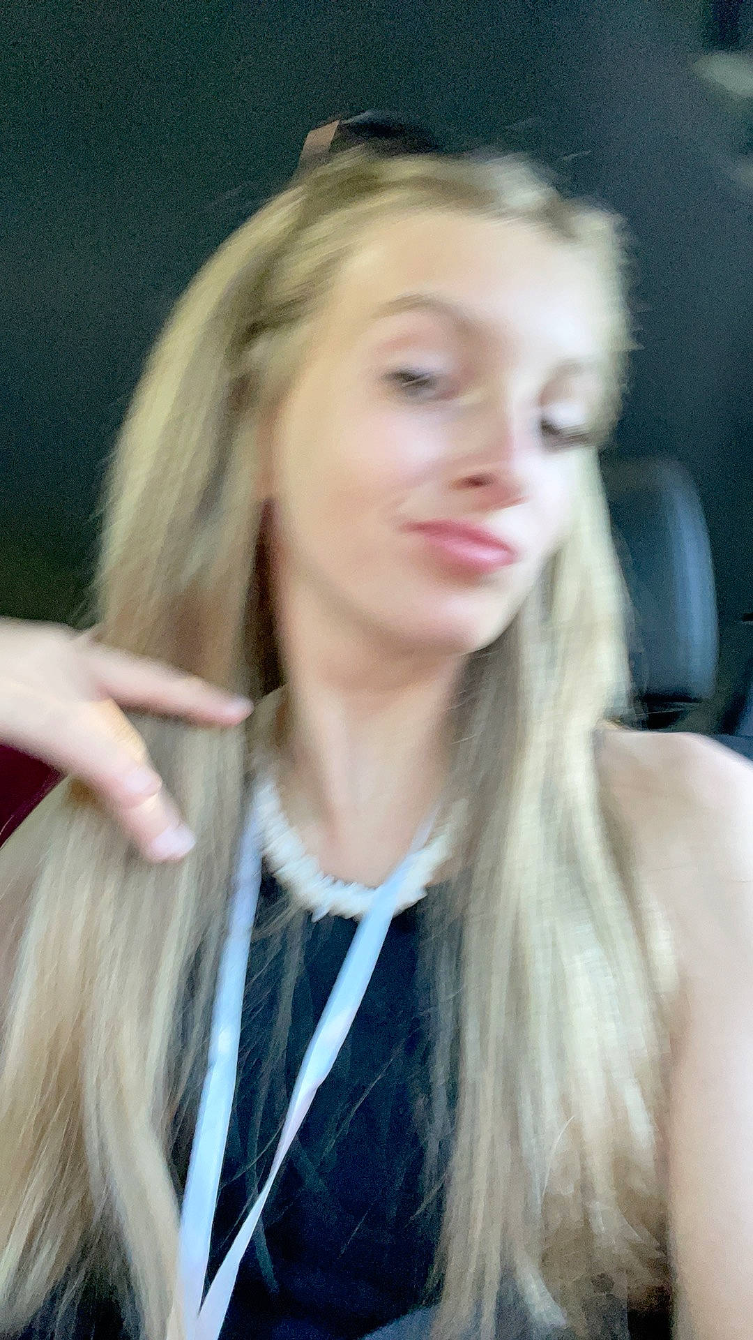 Maddie joined the competition — help win amazing prizes! blond, brown_hair, cheek, chin, electric_blue, event, eyebrow, eyelash, fashion_design, formal_wear, fun, gesture, hair, head, layered_hair, lip, long_hair, person, step_cutting, street_fashion