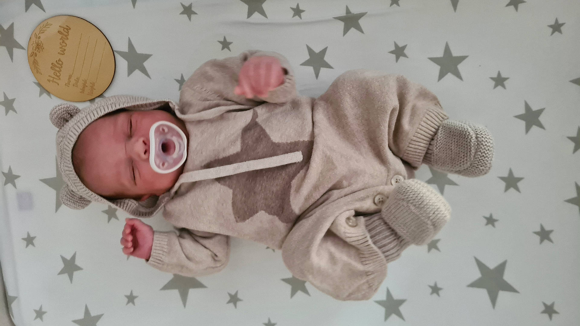 Kaius joined the competition — help win amazing prizes! baby, bodypart, bonnet, cap, clothing, cutlery, face, finger, glove, hand, hat, head, hood, knitwear, newborn, person, photography, portrait, spoon, sweater