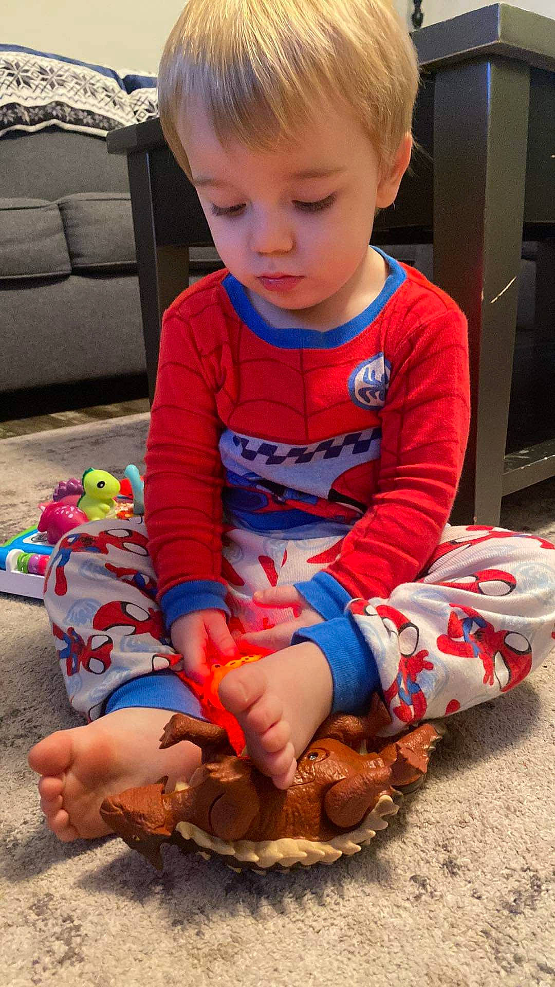 Jeice joined the competition — help win amazing prizes! baby, baby_toddler_clothing, barefoot, child, dress, electric_blue, face, flooring, foot, fun, grass, hairstyle, happy, human_leg, leg, pattern, person, sitting, sleeve, toddler