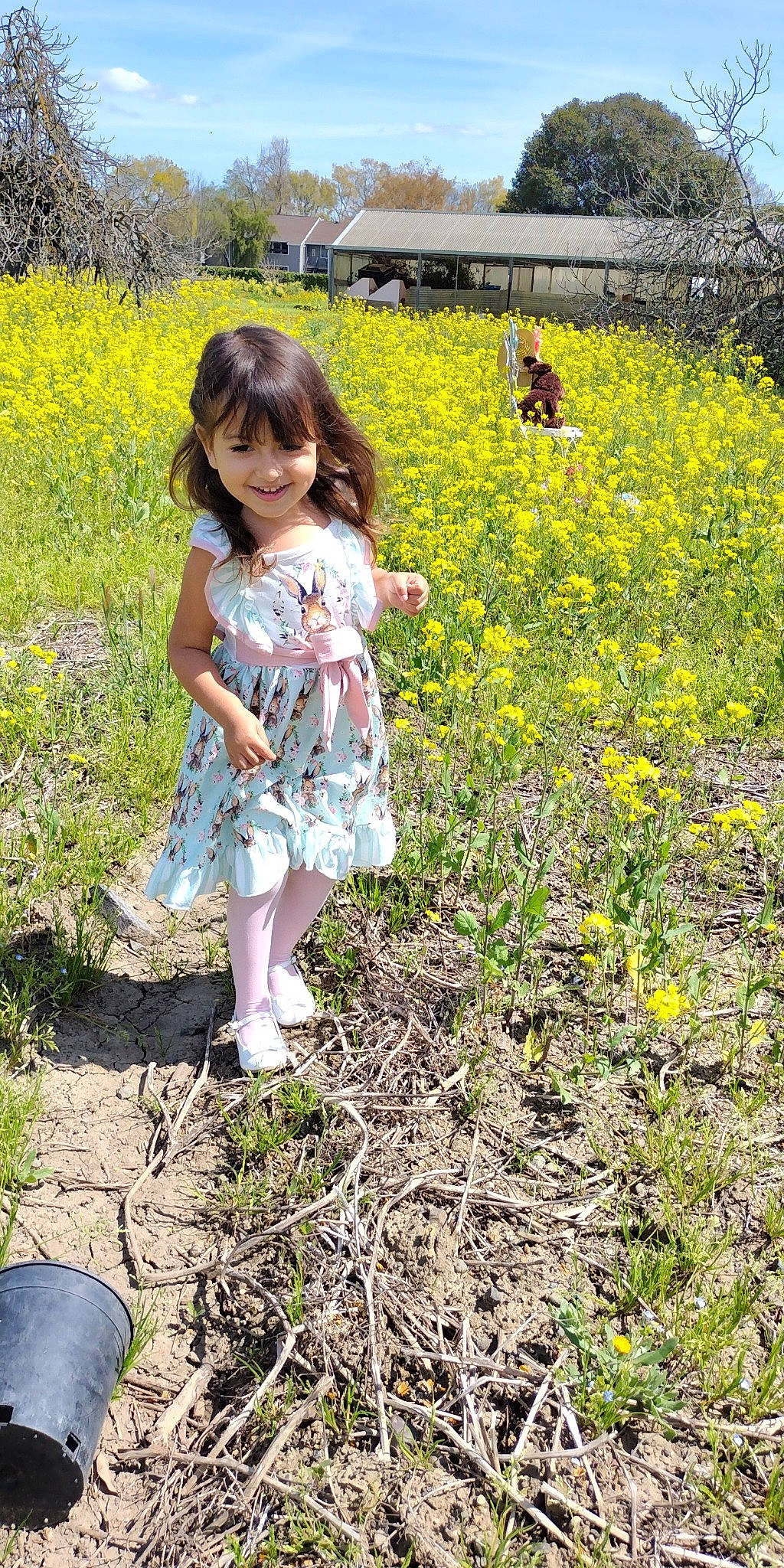 Ava Mae is registered to the contest to win money with this photo: annual_plant, baby_toddler_clothing, botany, child, fawn, flower, flowering_plant, garden, grass, grass_family, groundcover, happy, joy, landscape, people_in_nature, person, plant, prairie, shrub, smile