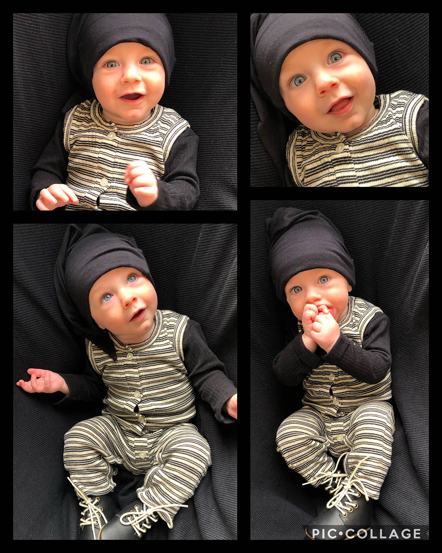 Lance is registered to the contest to win money with this photo: baby, baby_toddler_clothing, bonnet, cheek, child, child_model, flash_photography, headgear, headwear, human, nose, pattern, person, photo_shoot, photography, portrait_photography, skin, sleeve, surprise, toddler