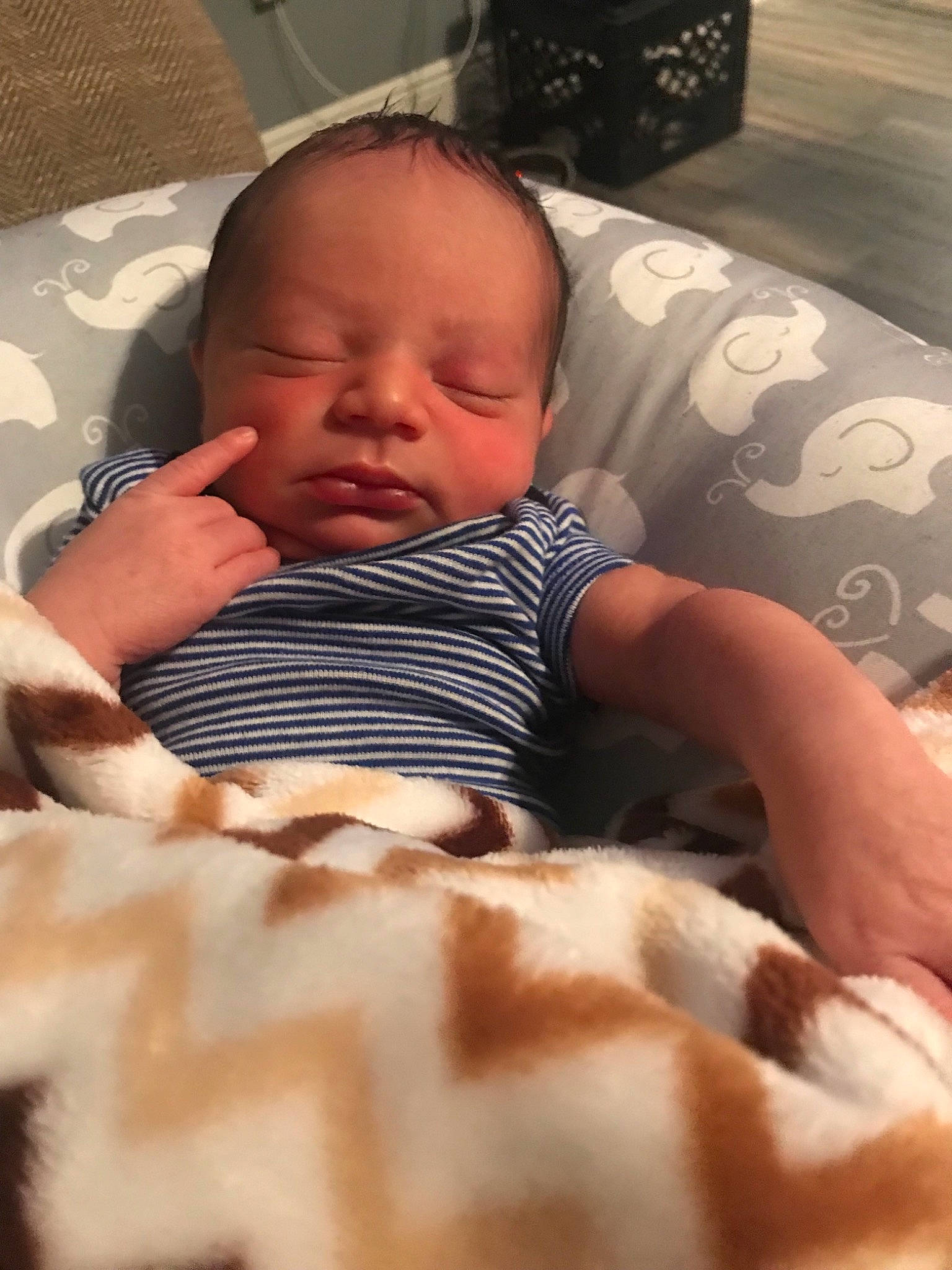 Brendon is registered to the contest to win money with this photo: baby, cheek, child, head, nap, nose, person, toddler