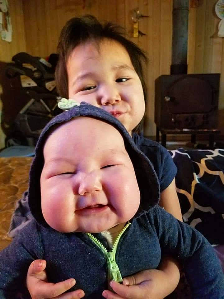 Chayne Patrick joined the competition — help win amazing prizes! baby, cheek, child, face, facial_expression, finger, gesture, happy, head, mouth, nose, person, smile, thumb, toddler