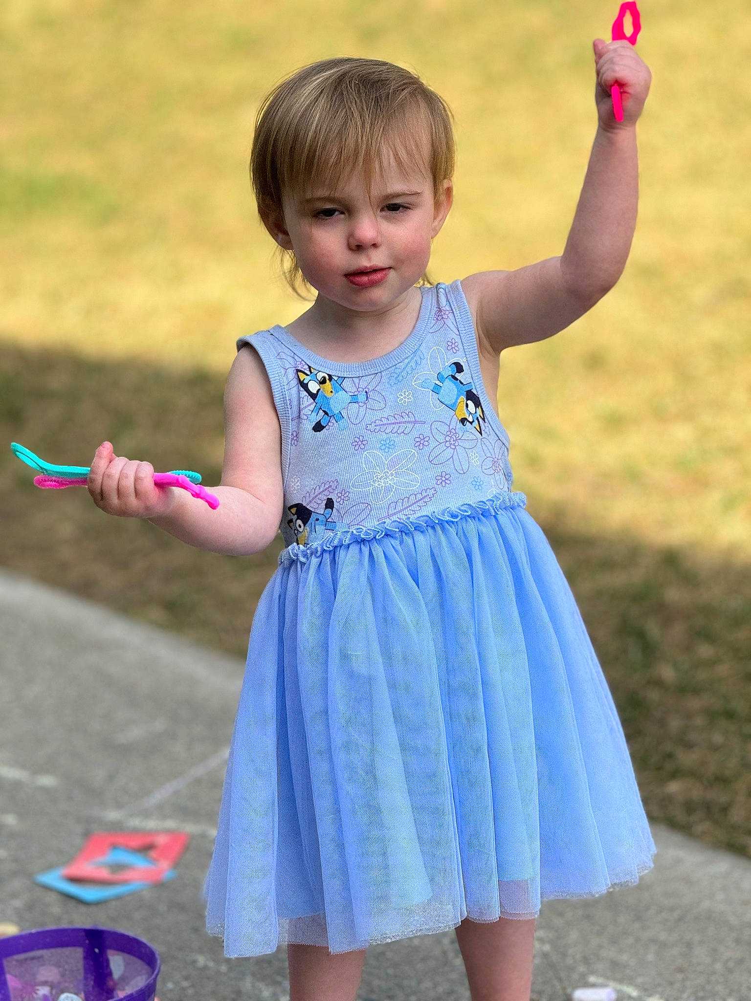 Evalyn joined the competition — help win amazing prizes! baby_toddler_clothing, child, day_dress, dress, fun, grass, hairstyle, happy, joint, leisure, one_piece_garment, people_in_nature, person, pink, red, shoulder, skin, sleeve, summer, toddler