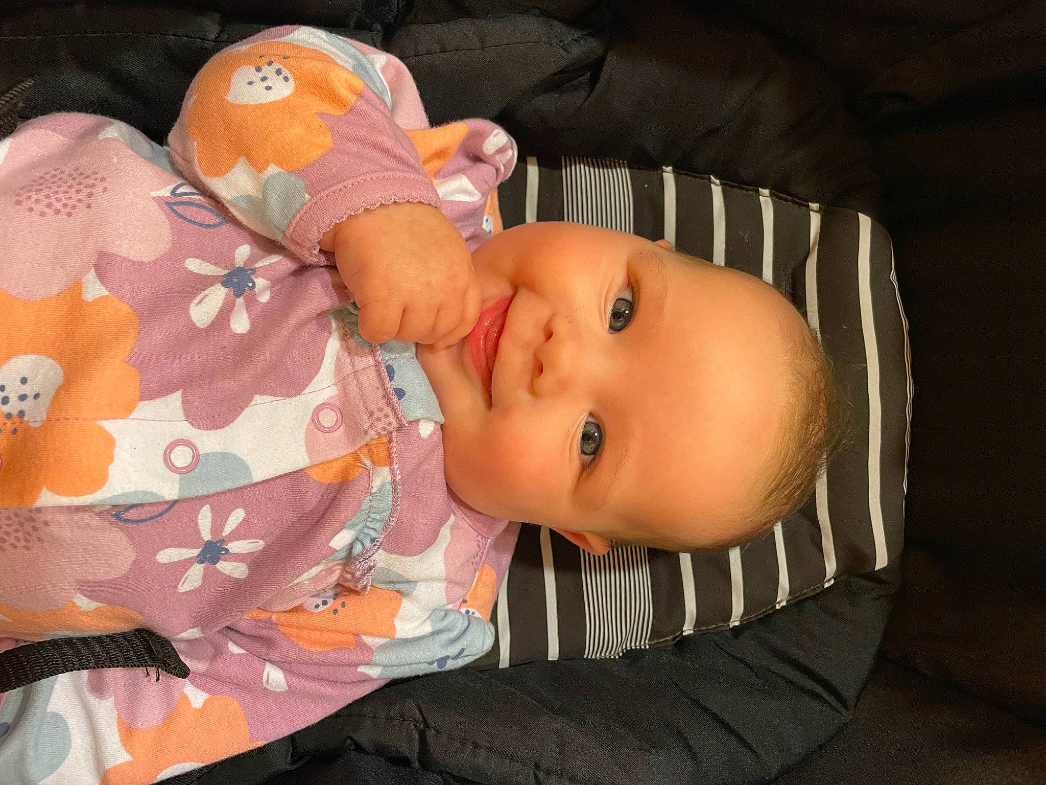 Lakelyn joined the competition — help win amazing prizes! baby, baby_products, baby_toddler_clothing, cheek, child, comfort, eye, eyelash, hat, iris, joy, lip, mouth, nose, pattern, person, skin, sleeve, textile, toddler