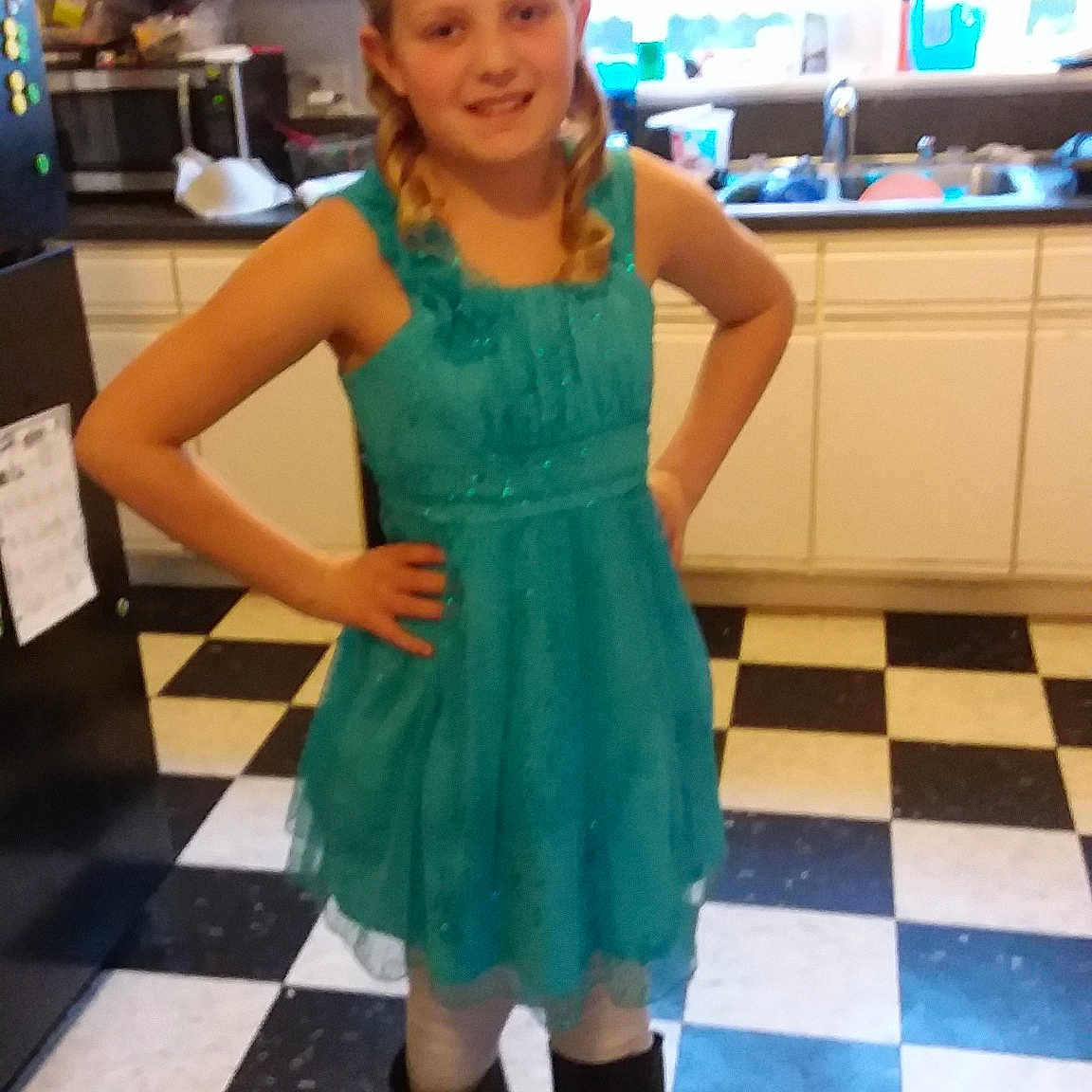 Jaidyn is registered to the contest to win money with this photo: arm, child, clothing, costume, dress, joy, leg, person