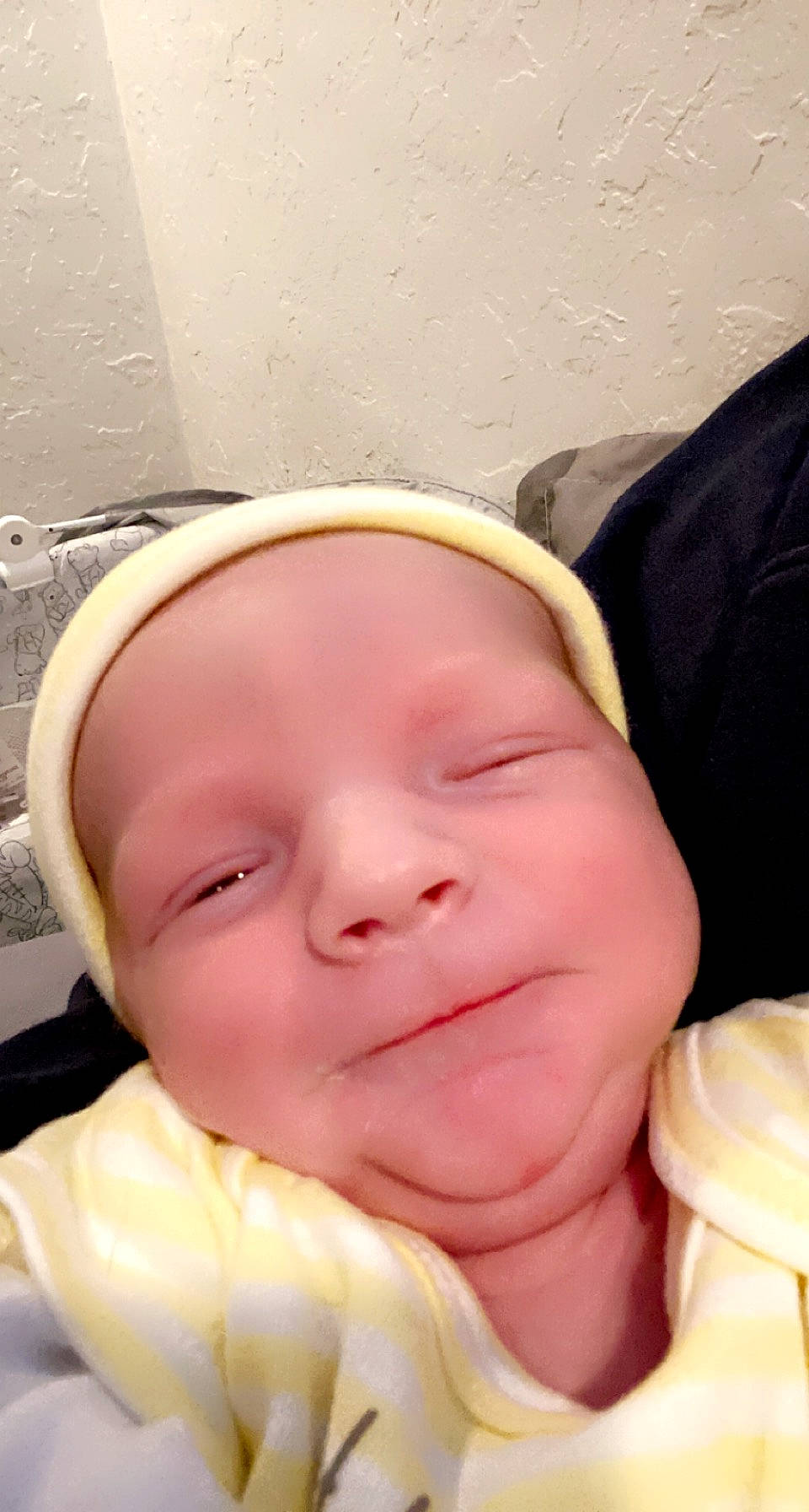 Blake is registered to the contest to win money with this photo: baby, baby_toddler_clothing, cheek, child, comfort, eyebrow, eyelash, face, finger, fun, happy, head, lip, mouth, nose, peach, person, skin, smile, thumb