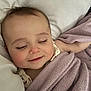 Clover joined the competition — help win amazing prizes! baby, sleeping, blanket, pillow, smile, peaceful, face, child, infant, soft, cozy, bed, resting, comfort, cute, young, peace, closeup, indoor, portrait