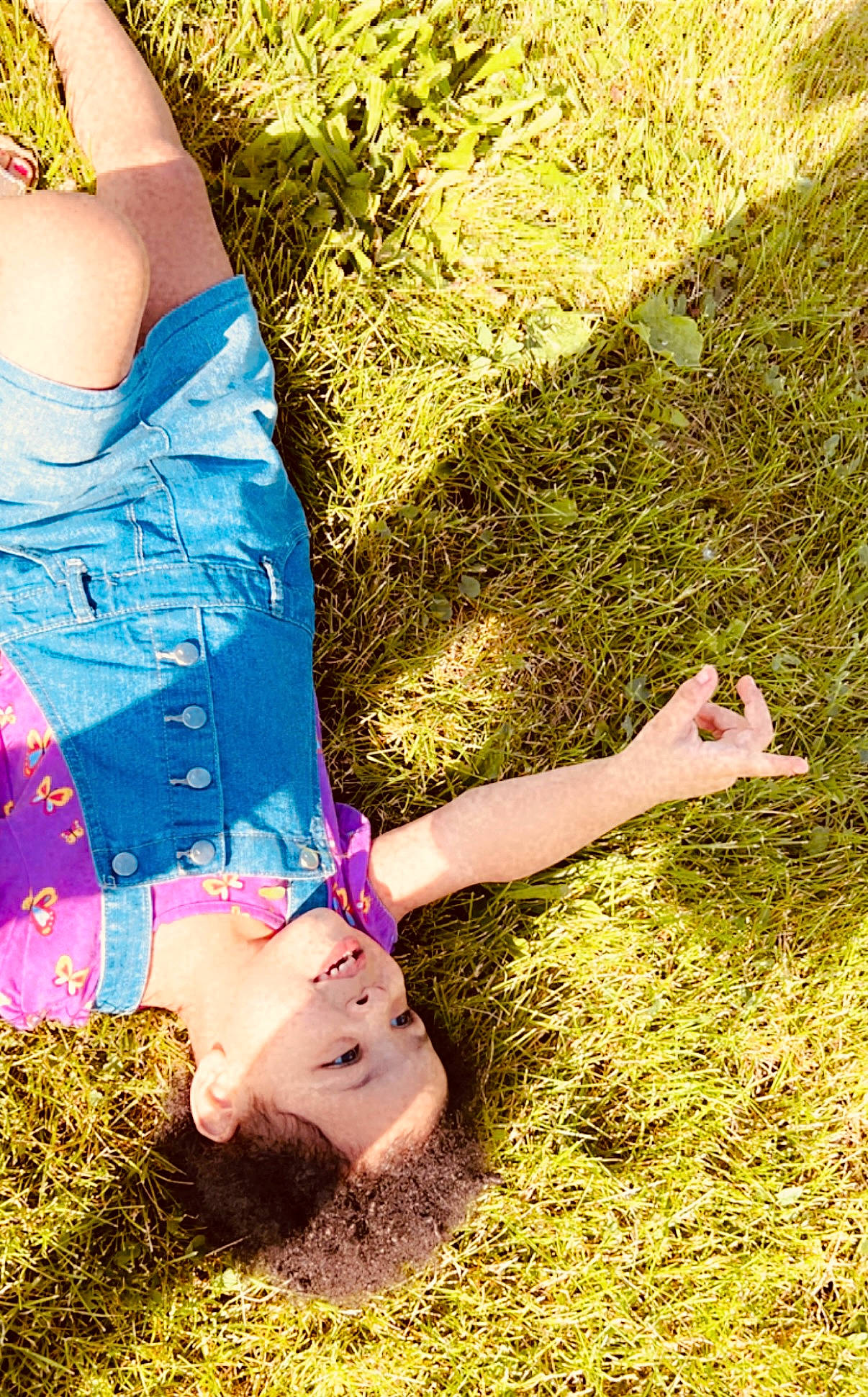 Alaeya joined the competition — help win amazing prizes! flash_photography, fun, gesture, grass, grass_family, grassland, happy, human_body, human_leg, knee, leaf, leg, leisure, long_hair, meadow, people_in_nature, person, plant, sunlight, thigh