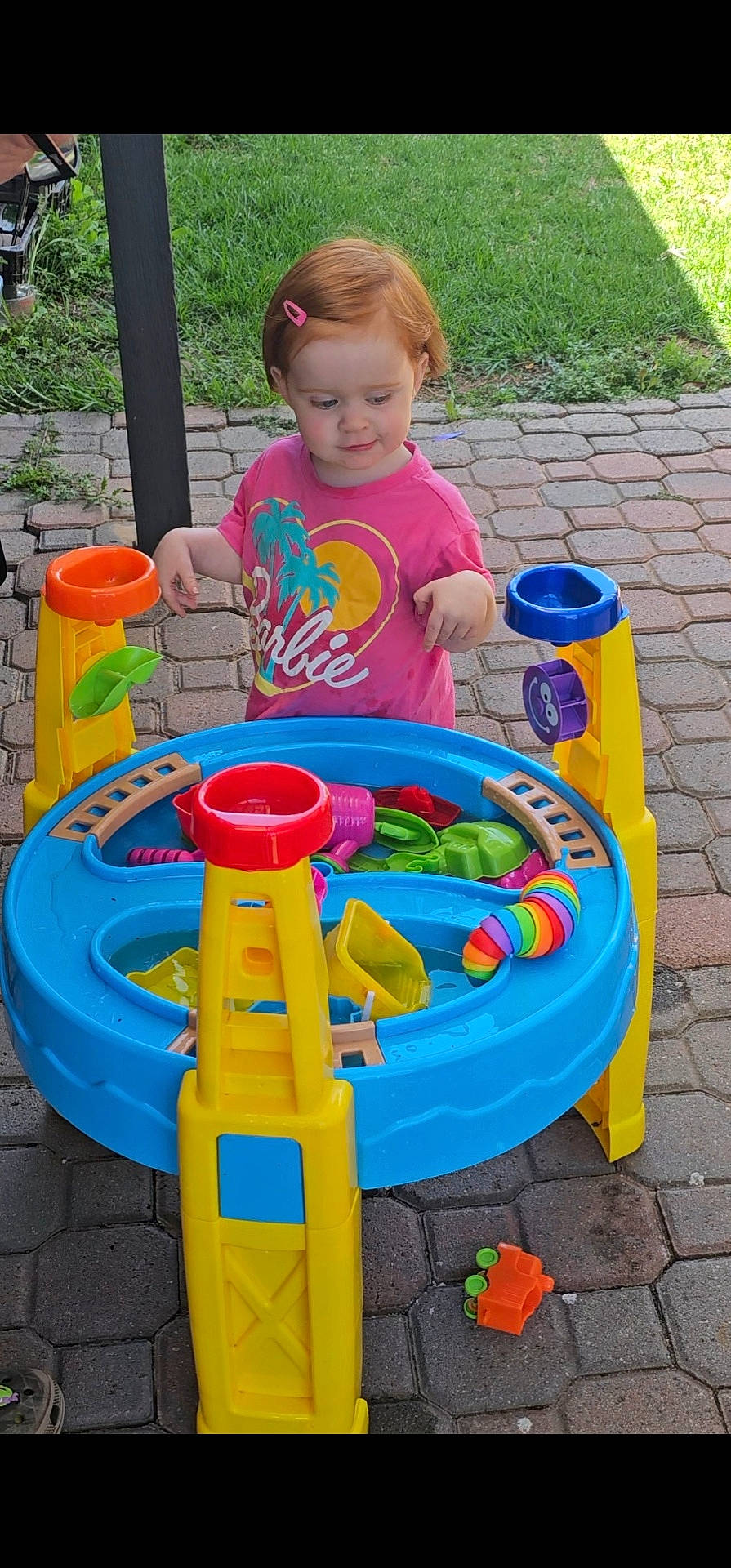 backyard, child, face, female, girl, grass, head, nature, outdoorplayarea, outdoors, park, path, person, photography, plant, playarea, portrait, pottedplant, summer, yard