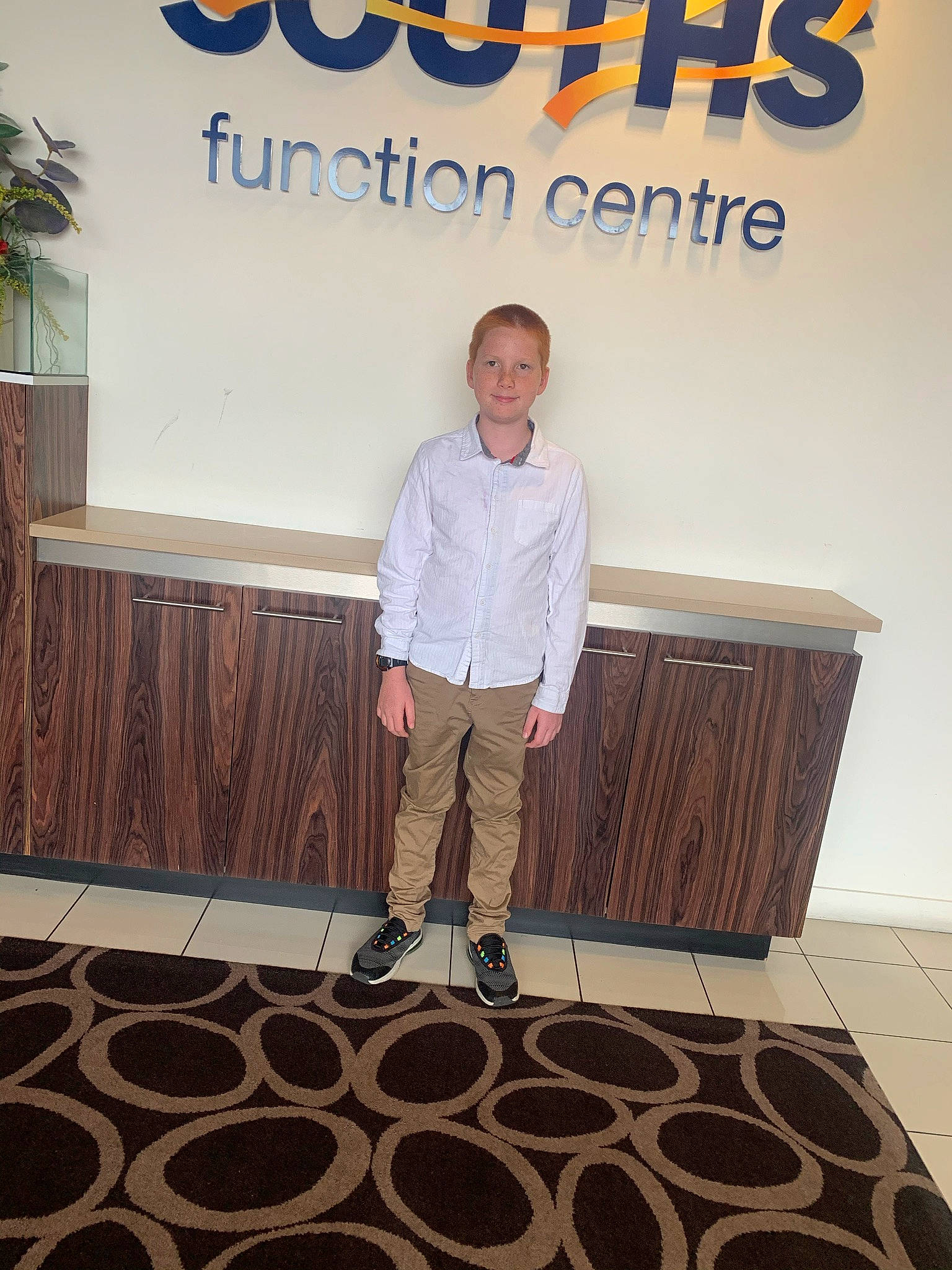 Kain joined the competition — help win amazing prizes! advertising, carpet, design, dress_shirt, event, floor, flooring, font, formal_wear, hardwood, houseplant, job, joy, logo, pattern, person, plant, property, room, sleeve