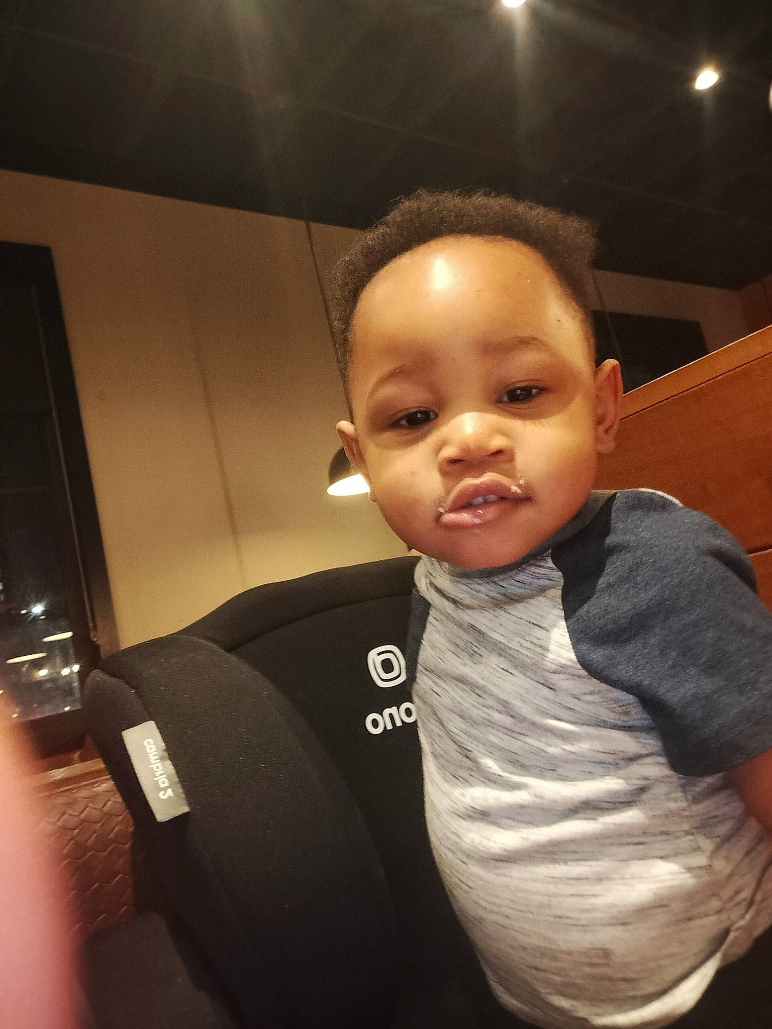 A'Dyn joined the competition — help win amazing prizes! audio_equipment, baby, baby_toddler_clothing, cheek, cloud, comfort, elbow, flash_photography, formal_wear, fun, happy, mouth, neck, nose, person, room, sitting, sleeve, t_shirt, thumb