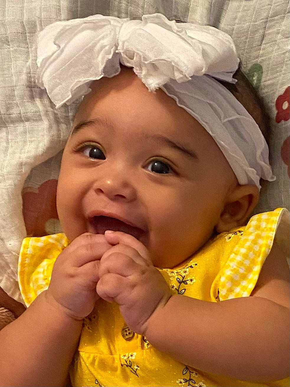 Annamarie joined the competition — help win amazing prizes! cheek, chin, eye, eyebrow, eyelash, facial_expression, gesture, happy, headgear, headwear, human_body, iris, lip, mouth, nose, organ, person, pink, skin, smile