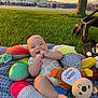 architecture, baby, building, cushion, face, grass, head, homedecor, lawn, nature, outdoors, park, person, photography, plant, plush, portrait, shelter, summer, toy