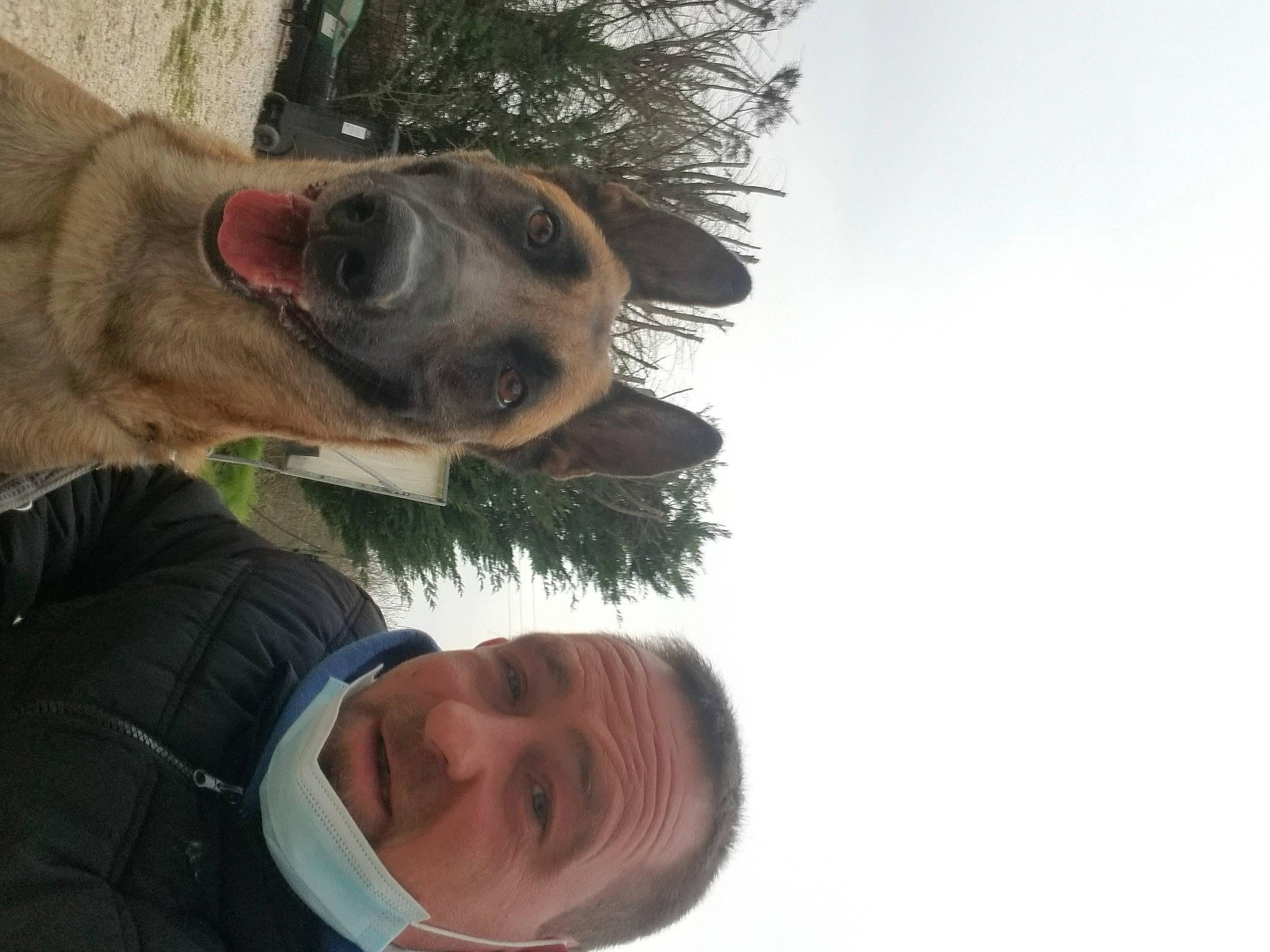 Shaker a rejoint le concours — aidez-le/la à gagner de superbes lots ! canidae, carnivore, companion_dog, dog_breed, eyewear, facial_expression, fawn, fun, fur, gesture, happy, recreation, selfie, sky, smile, snout, sporting_group, travel, tree, working_animal