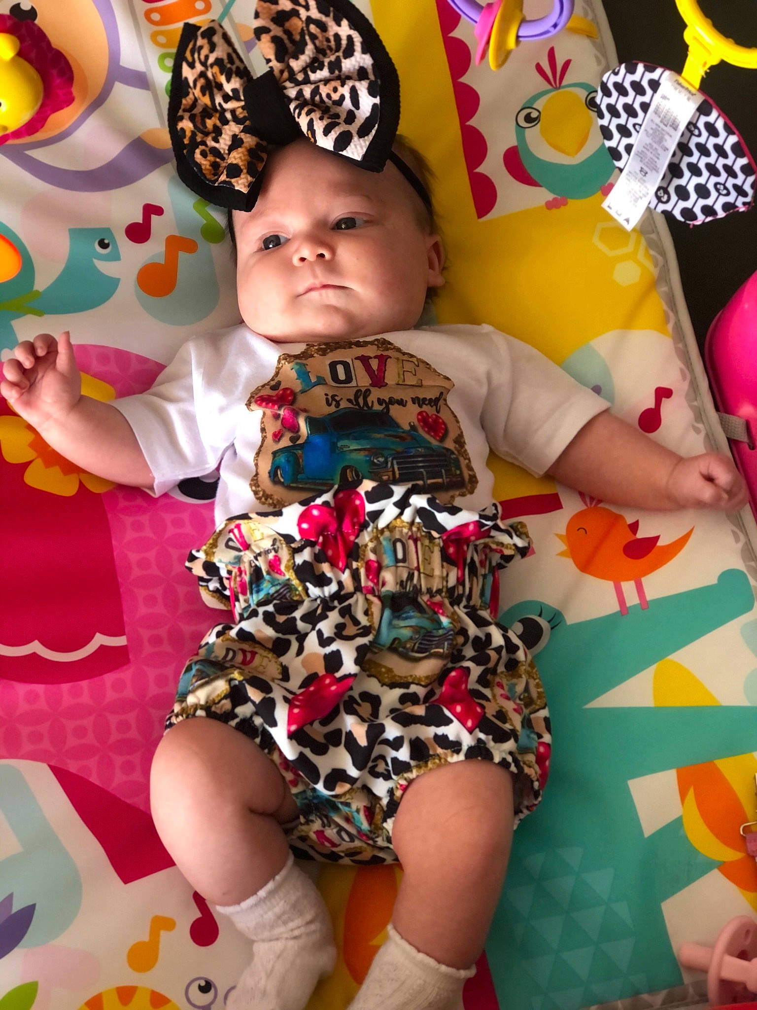 Londynn is registered to the contest to win money with this photo: baby, baby_products, baby_toddler_clothing, costume_accessory, craft, embellishment, hair_accessory, headband, headpiece, party_supply, pattern, person