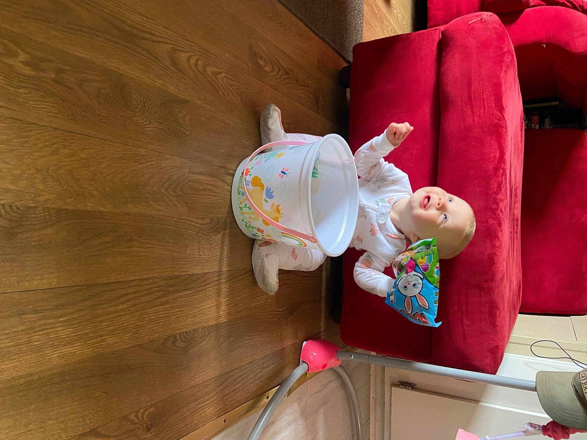 Abbygail joined the competition — help win amazing prizes! baby_products, baby_toys, carmine, child, christmas, comfort, event, fictional_character, fun, hardwood, leisure, magenta, person, play, plush, room, stuffed_toy, teddy_bear, toddler, toy