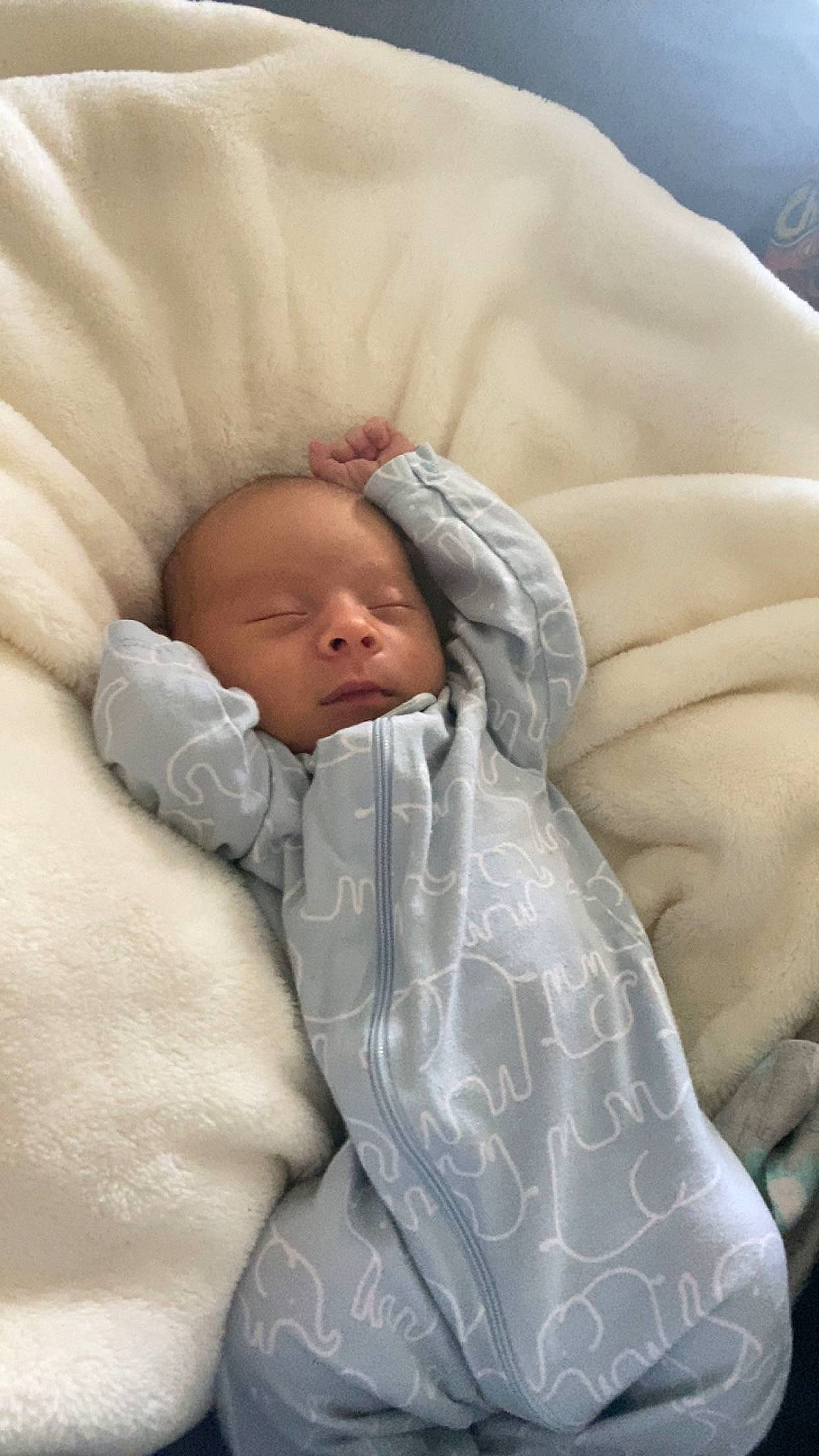 Kamden joined the competition — help win amazing prizes! baby, baby_products, baby_sleeping, baby_toddler_clothing, bedtime, cheek, child, comfort, face, finger, head, linens, nap, person, sitting, skin, sleep, sleeve, textile, thumb