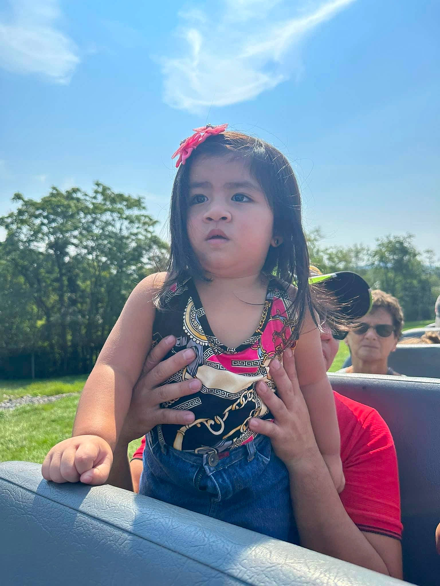 Miesha Vinyz joined the competition — help win amazing prizes! cloud, electric_blue, event, fun, grass, happy, jewellery, leisure, person, recreation, sitting, sky, t_shirt, toddler, tradition, travel, tree, vacation