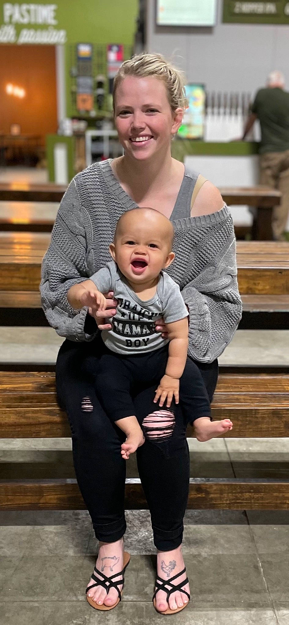 Onyx joined the competition — help win amazing prizes! baby, eye, flash_photography, fun, gesture, happy, interaction, joint, joy, people, people_in_nature, person, photograph, shoulder, skin, sleeve, smile, snapshot, standing, style