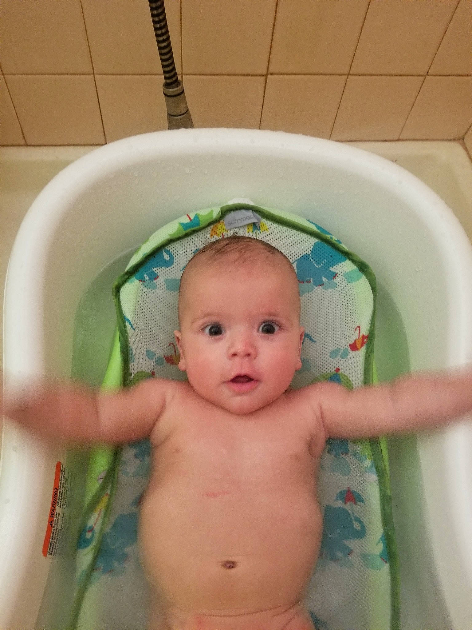 Andrew joined the competition — help win amazing prizes! baby, baby_bathing, baby_products, baby_safety, bathing, bathtub, birth, child, person, plumbing_fixture, product, skin, toddler, washing
