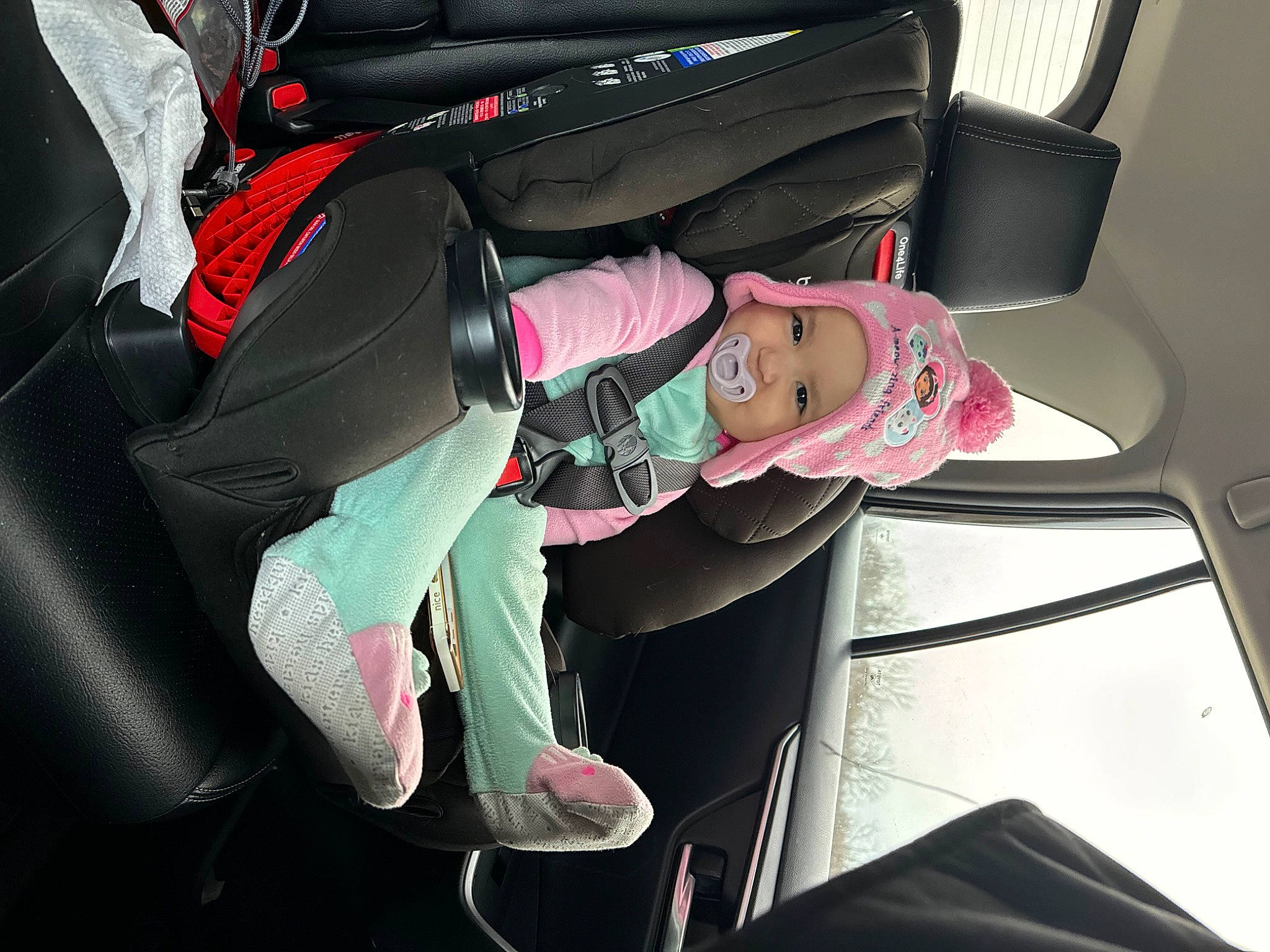 Amiyah joined the competition — help win amazing prizes! auto_part, automotive_design, automotive_exterior, car, car_seat, car_seat_cover, comfort, family_car, head_restraint, headwear, luxury_vehicle, motor_vehicle, person, personal_luxury_car, smile, steering_wheel, toddler, trunk, vehicle, vehicle_door