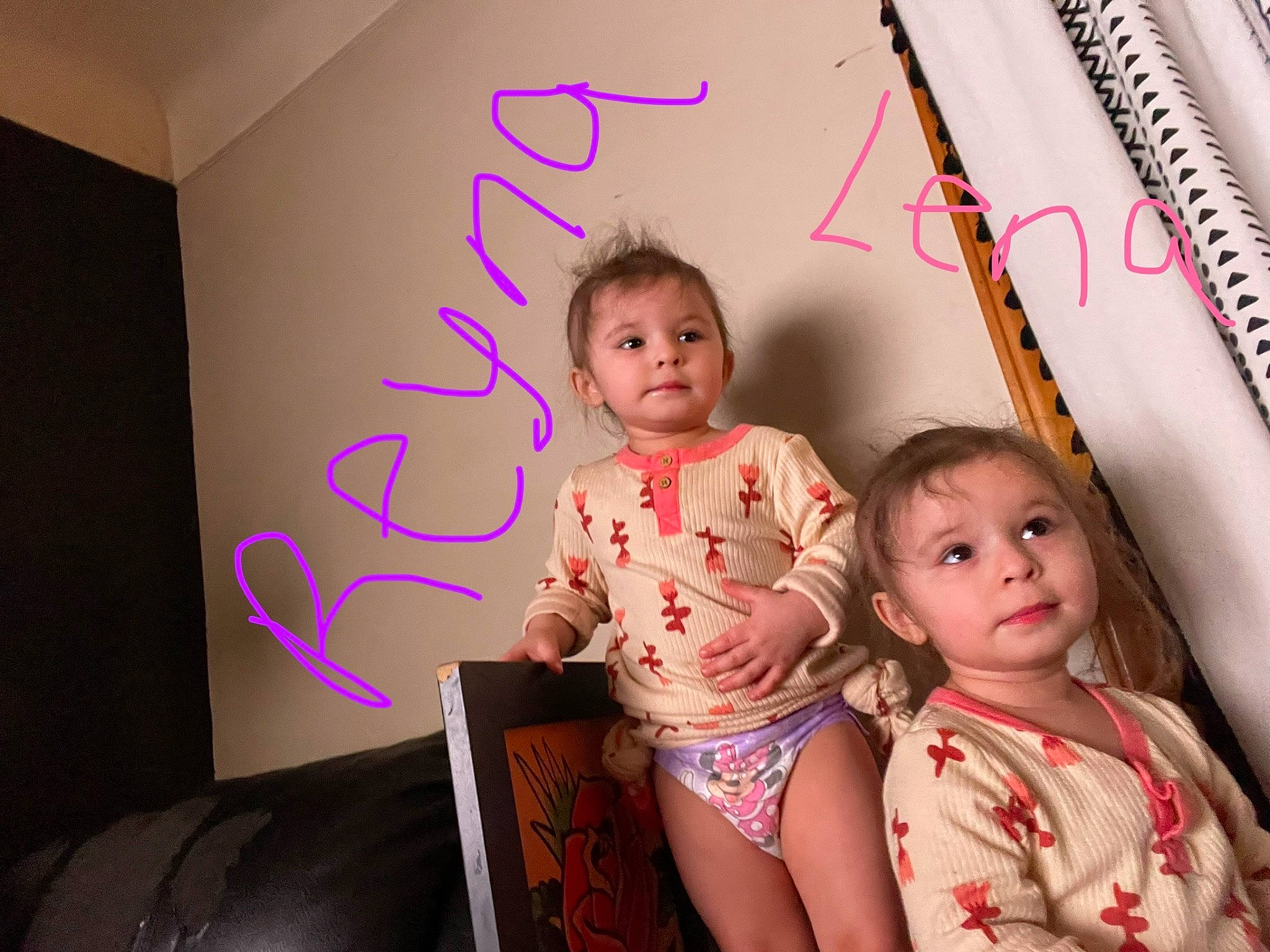 Lena is registered to the contest to win money with this photo: arm, baby, beauty, child, comfort, design, event, fun, happy, head, human_body, leisure, magenta, person, pink, play, room, sitting, t_shirt, thigh