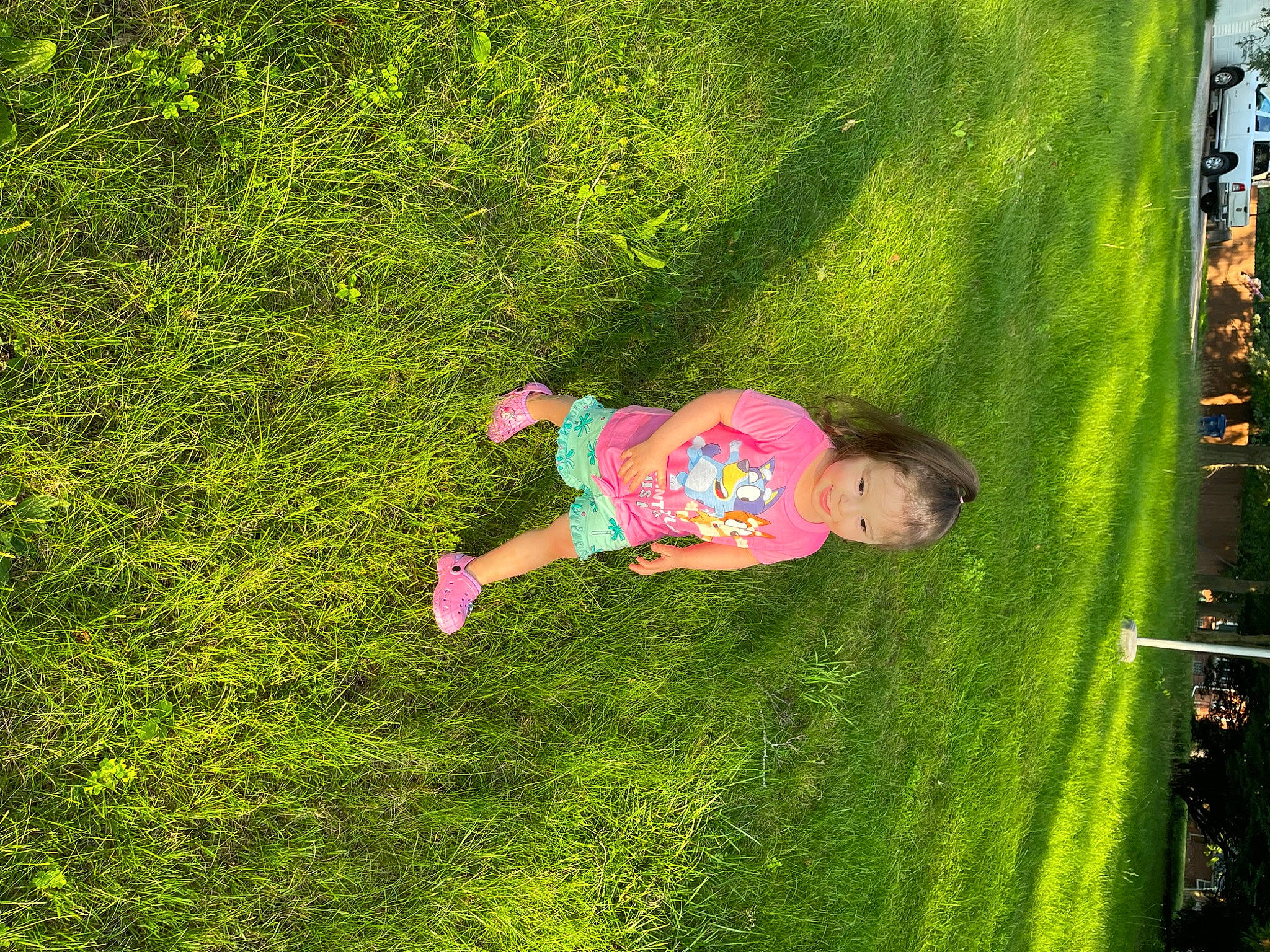 Lena joined the competition — help win amazing prizes! baby, botany, child, fun, grass, grass_family, grassland, groundcover, happy, landscape, lawn, leisure, meadow, people_in_nature, person, plant, recreation, shrub, toddler, tree