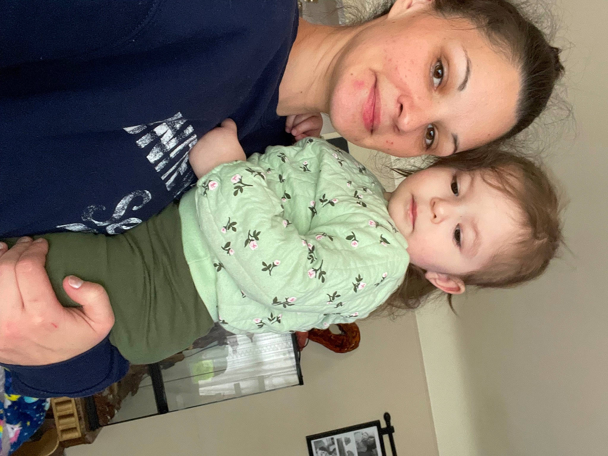 Reyna joined the competition — help win amazing prizes! baby, cheek, child, comfort, elbow, finger, fun, gesture, happy, joy, mouth, nose, organ, pattern, person, picture_frame, sitting, sleeve, smile, toddler