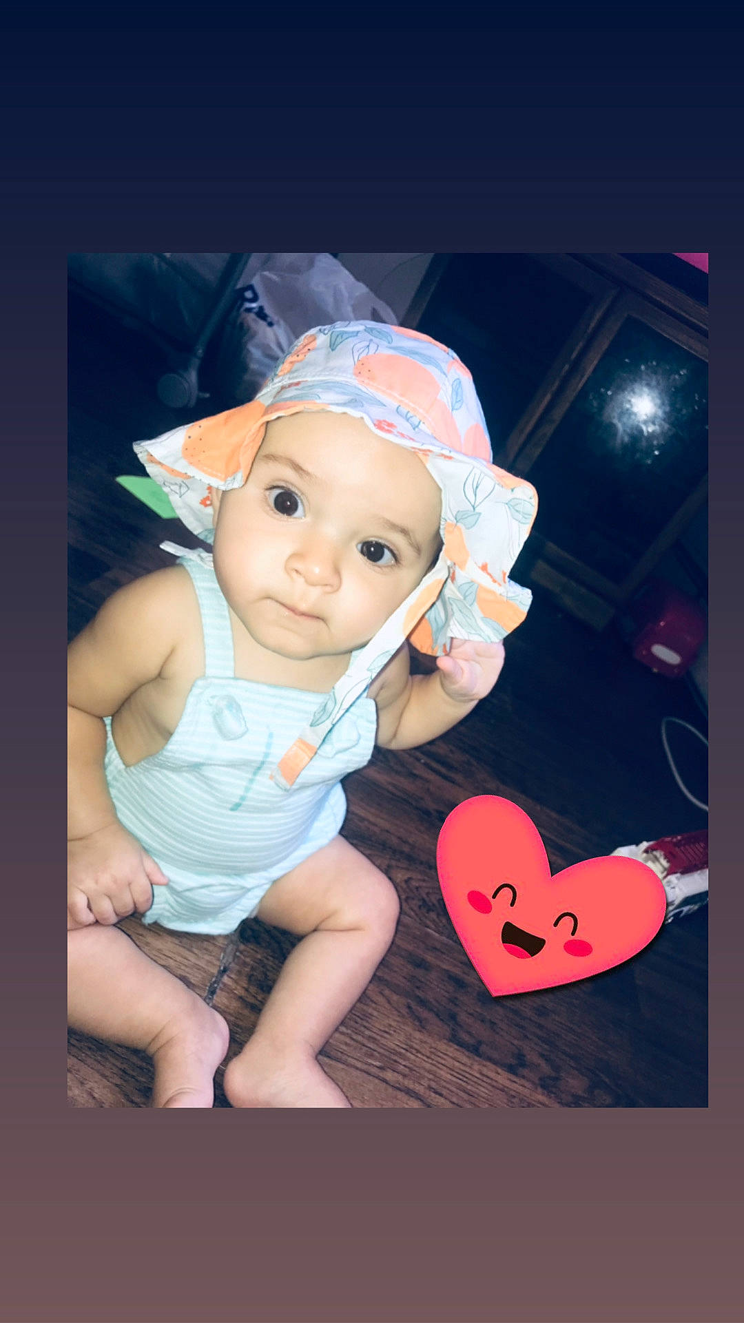 Jessica is registered to the contest to win money with this photo: baby, baby_toddler_clothing, baseball_cap, cap, cheek, child, electric_blue, fashion_accessory, flash_photography, fun, happy, hat, headwear, magenta, pattern, person, pink, portrait_photography, shorts, sleeve