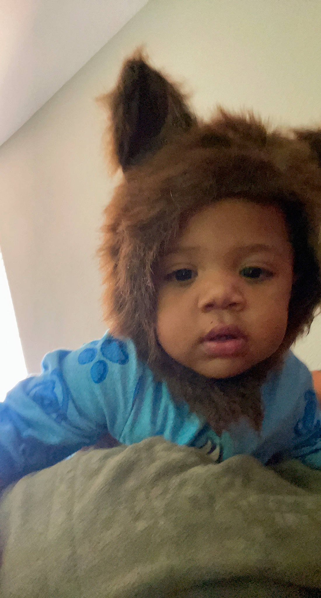 Reign joined the competition — help win amazing prizes! brown_hair, cheek, child, comfort, ear, eyebrow, fun, fur, fur_clothing, happy, iris, nose, person, room, sand, selfie, sitting, skin, toddler, whiskers