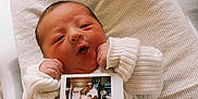 Tate joined the competition — help win amazing prizes! baby, bassinet, child, cozy, cute, cute_baby, hand, hospital, hospital_room, infant, knitwear, name, newborn, parents, person, photo, plaque, portrait, ring, sleeping