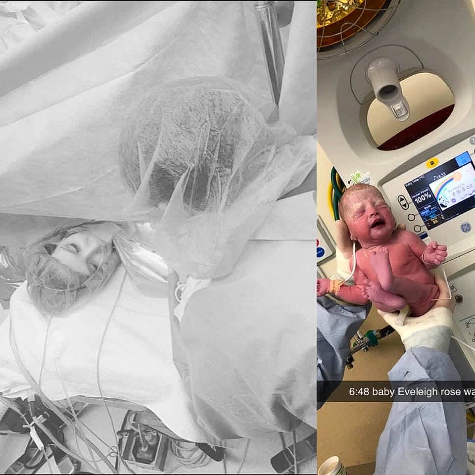 Everleigh Rose is registered to the contest to win money with this photo: birth, person, photography