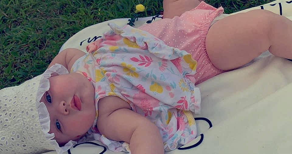 Eveleigh Rose joined the competition — help win amazing prizes! baby, child, headwear, leg, person, pink, play, toddler