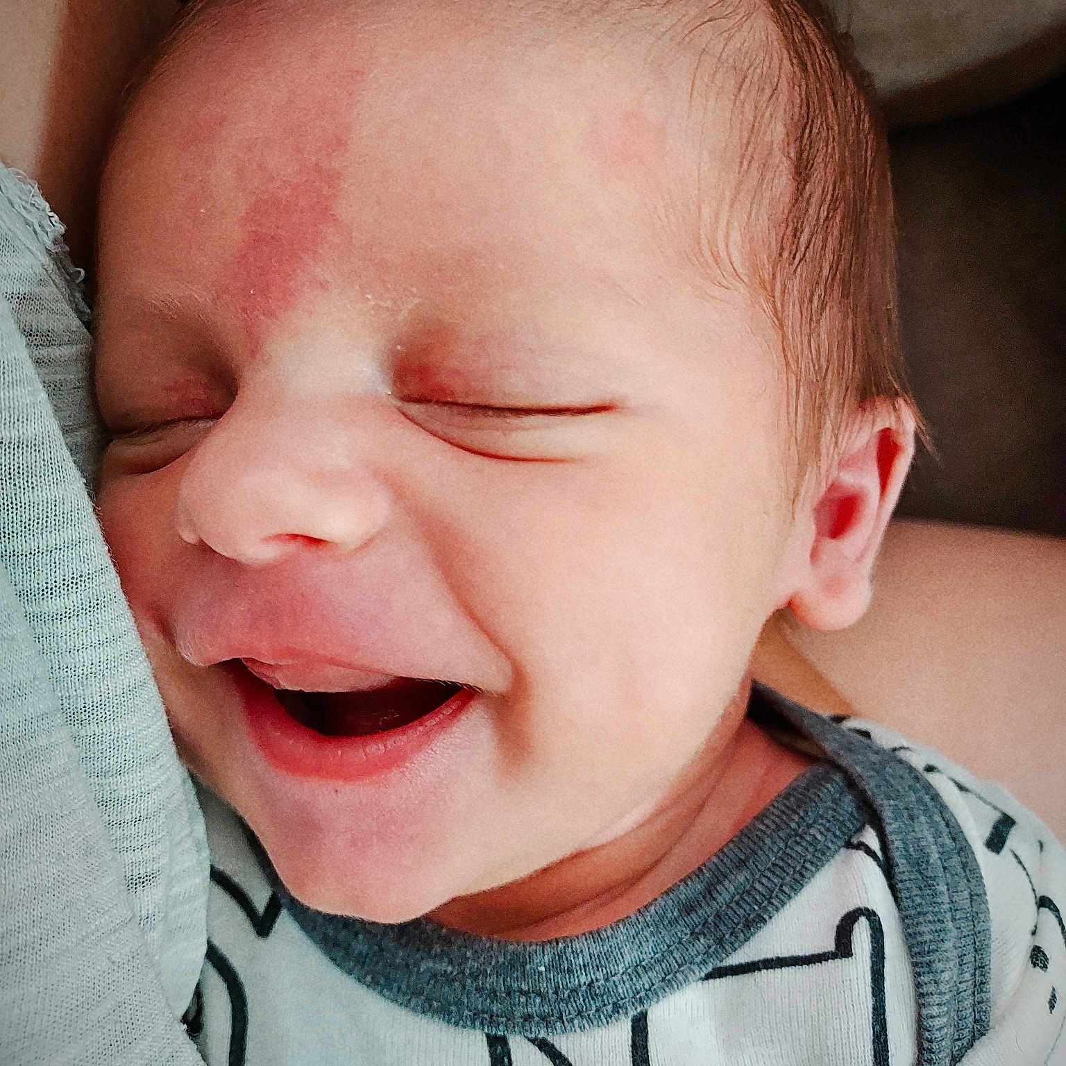 Keenan joined the competition — help win amazing prizes! baby_toddler_clothing, cheek, chin, ear, eye, eyebrow, eyelash, face, facial_expression, forehead, head, jaw, lip, mouth, neck, nose, organ, product, skin, smile