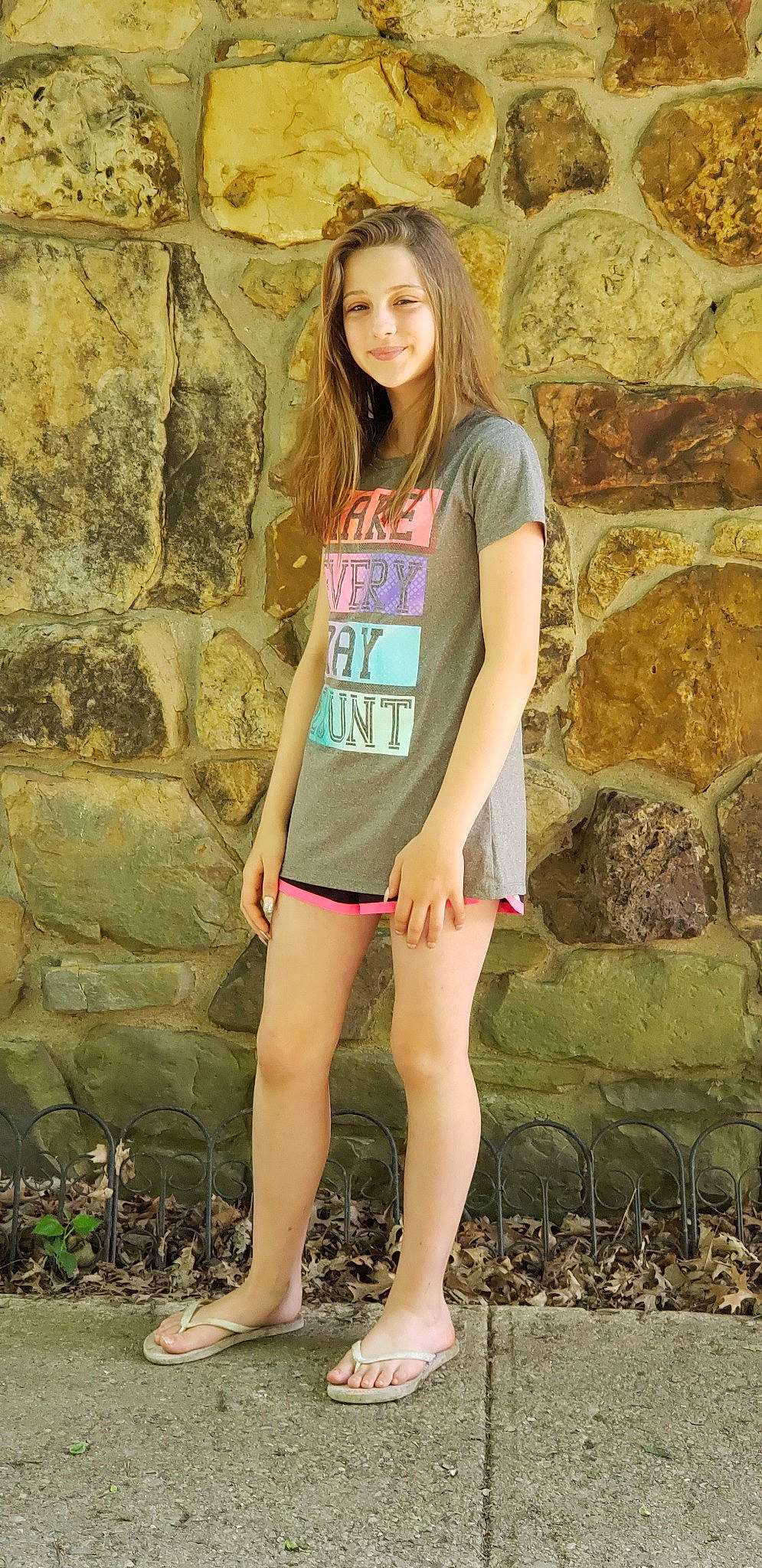 Madison joined the competition — help win amazing prizes! beauty, clothing, fashion, footwear, joy, leg, long_hair, model, outerwear, person, photo_shoot, photography, pink, shoe, shorts, street_fashion, style, t_shirt, top