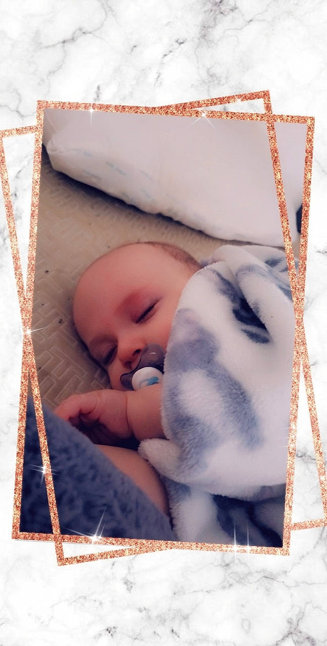 Joseph joined the competition — help win amazing prizes! baby, baby_products, baby_sleeping, baby_toddler_clothing, bed, bedding, bedtime, child, comfort, fur, happy, headgear, linens, person, picture_frame, product, room, skin, toddler, vertebrate