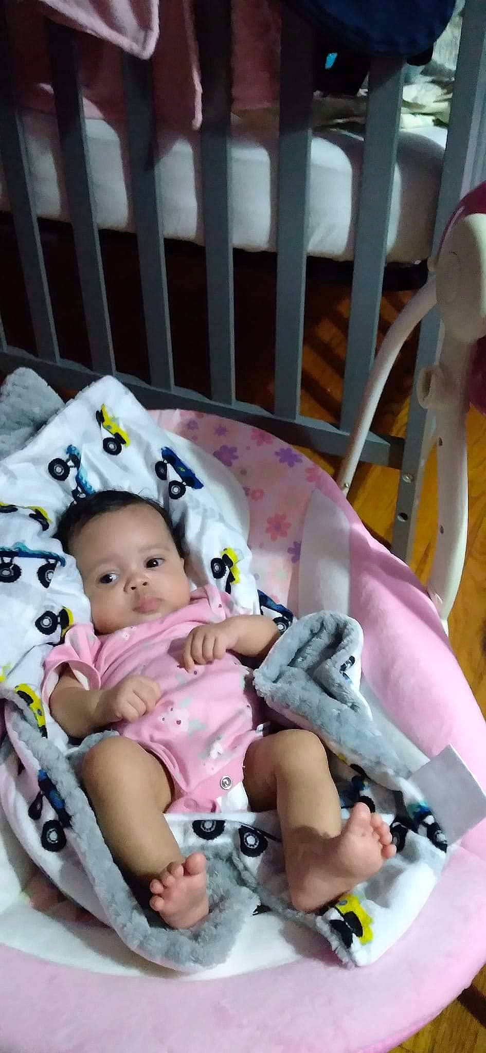 Stormy joined the competition — help win amazing prizes! baby, baby_carriage, baby_products, baby_safety, baby_sleeping, baby_toddler_clothing, chair, cheek, child, comfort, infant_bed, lap, linens, person, room, sitting, skin, sock, toddler