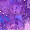 children, portrait, siblings, glasses, smiling, face, closeup, indoor, purple_filter, star_effect, sparkles, digital_effect, cozy, lying_down, pajamas, young_faces, photography, colorful, family, night_sky